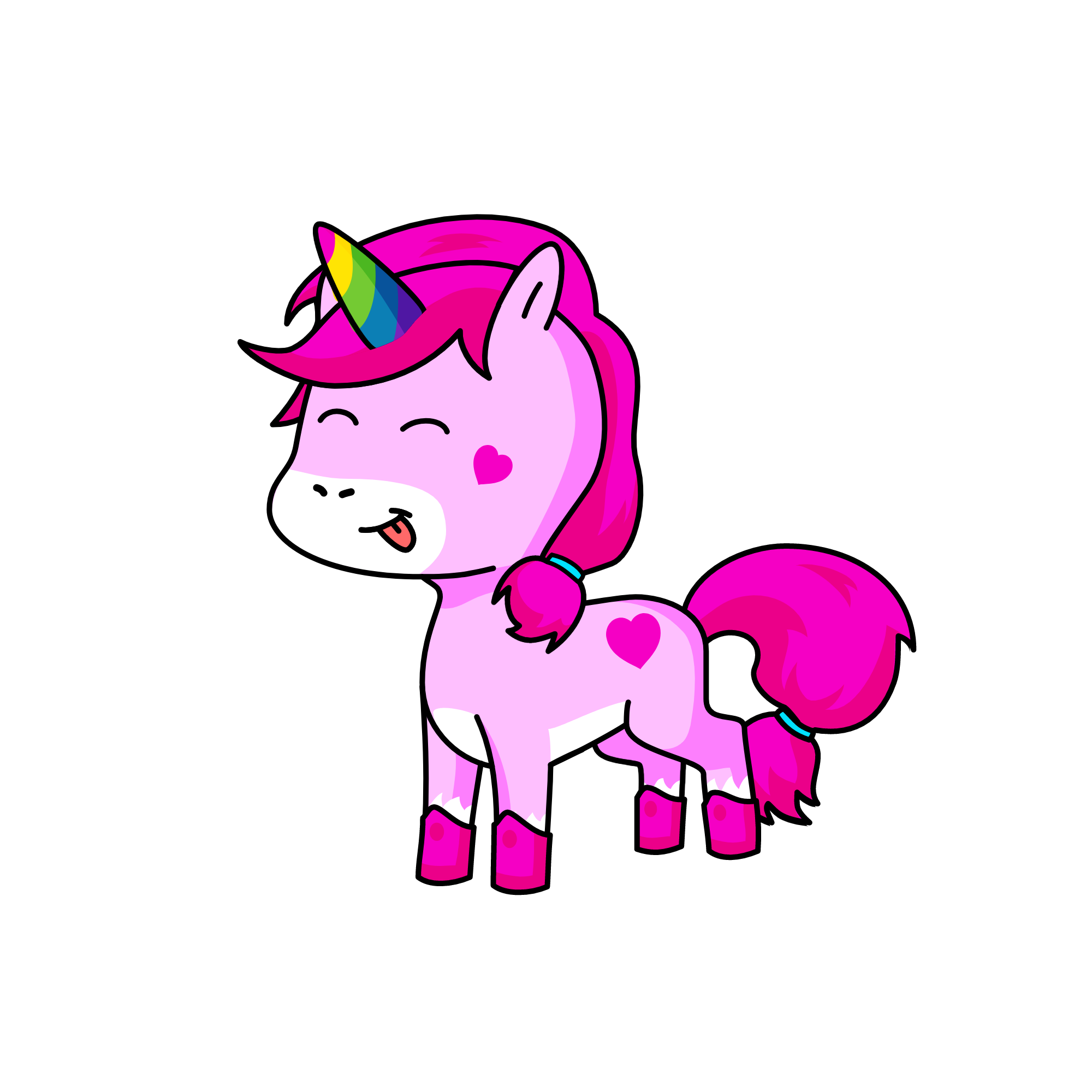 Unicake, the unicorn
