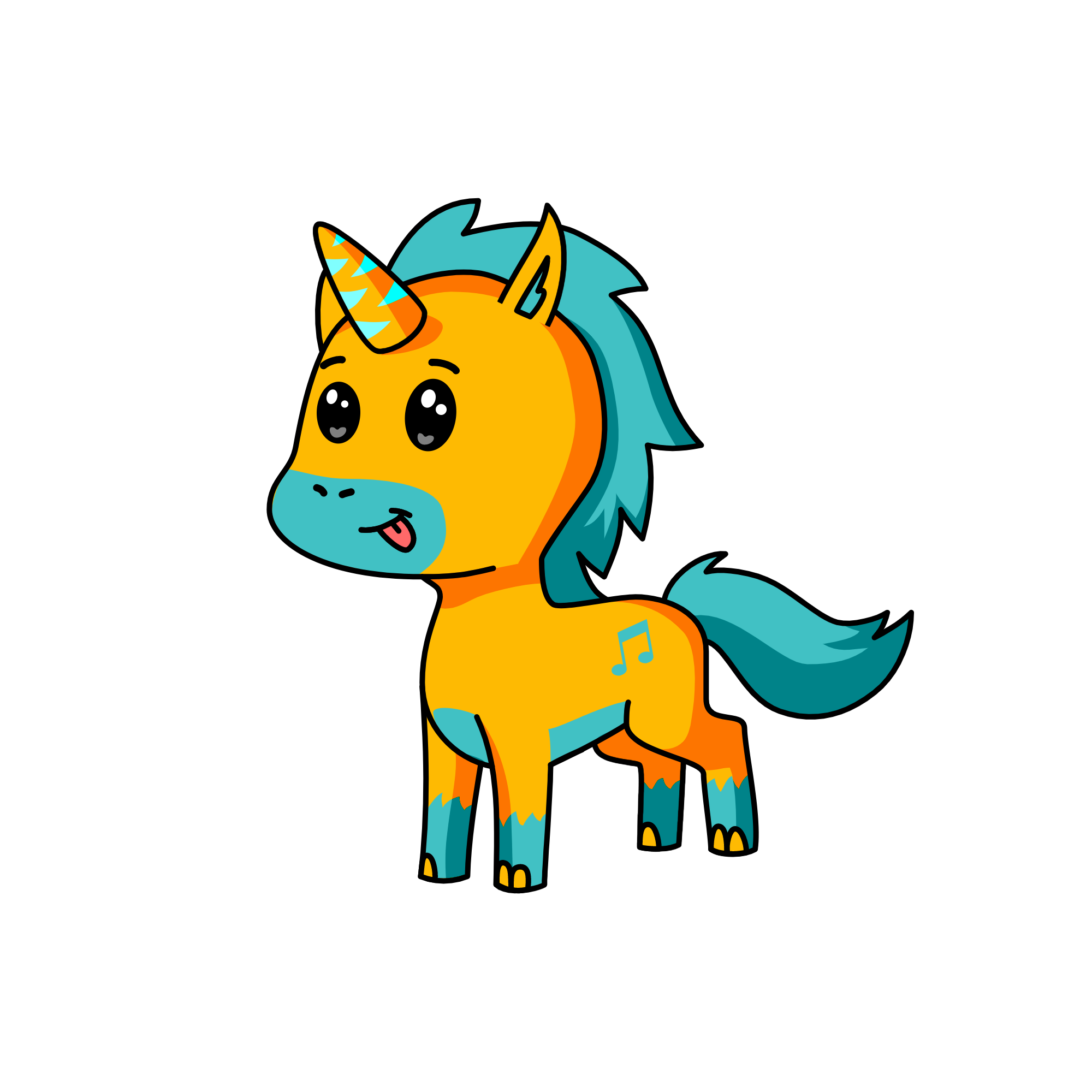 Sunshine, the unicorn