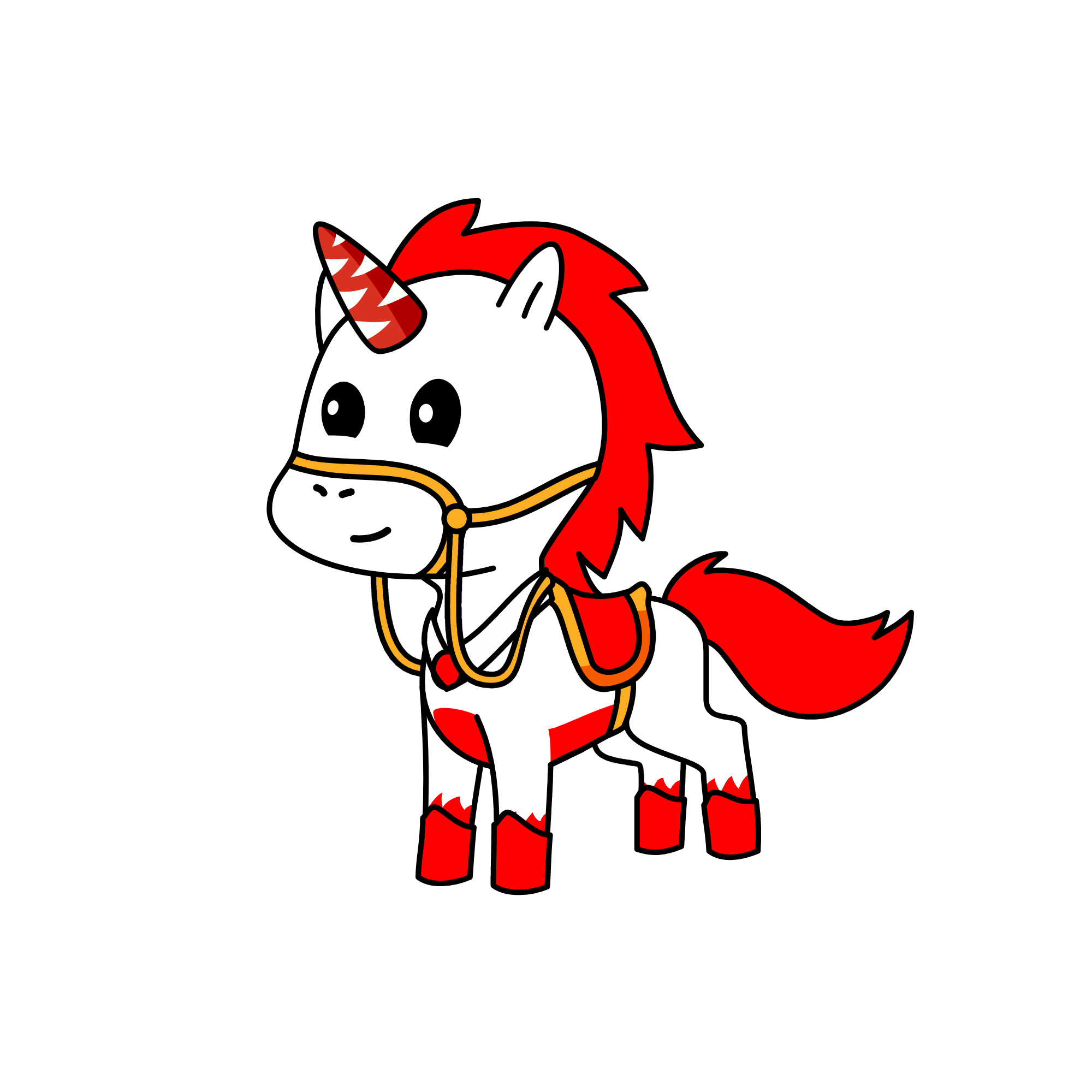 Red of the Royal Unicorn Coulor Guard , the unicorn