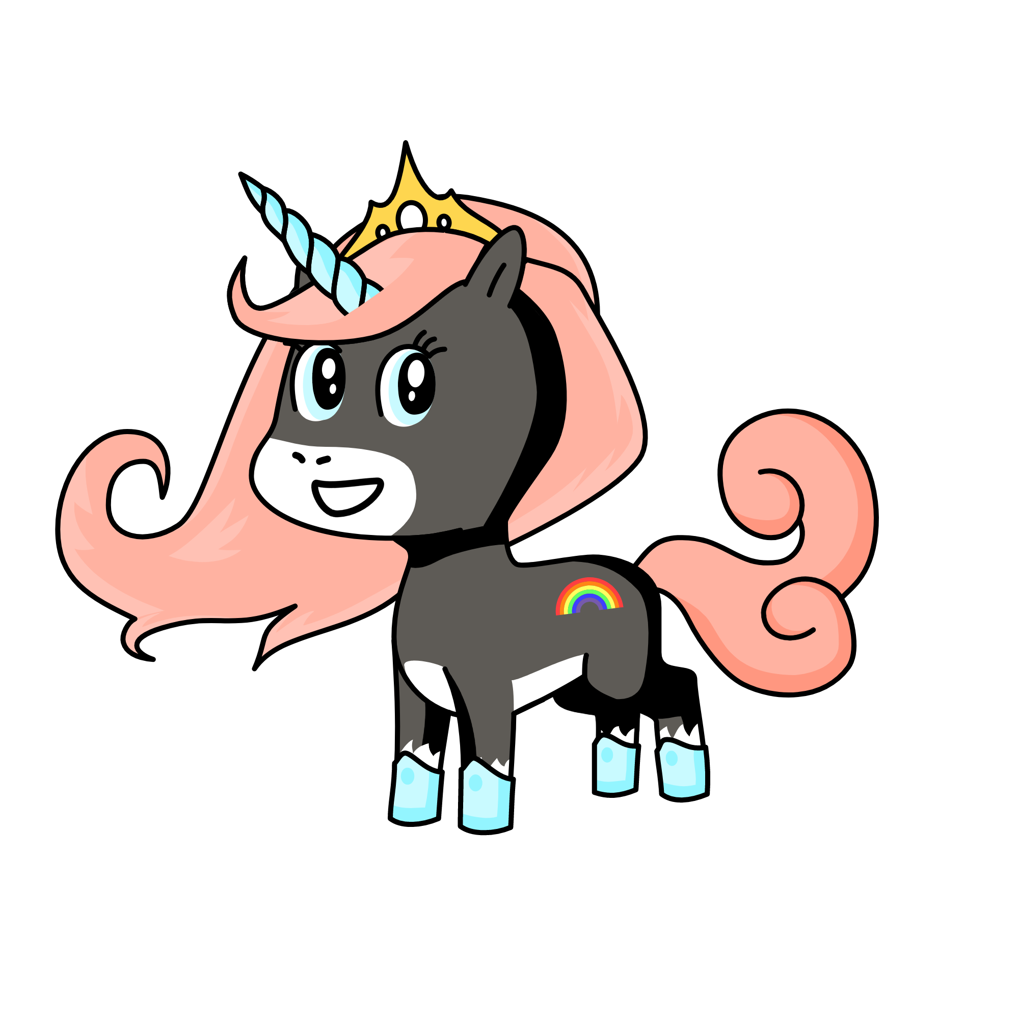pastelcutie, the unicorn