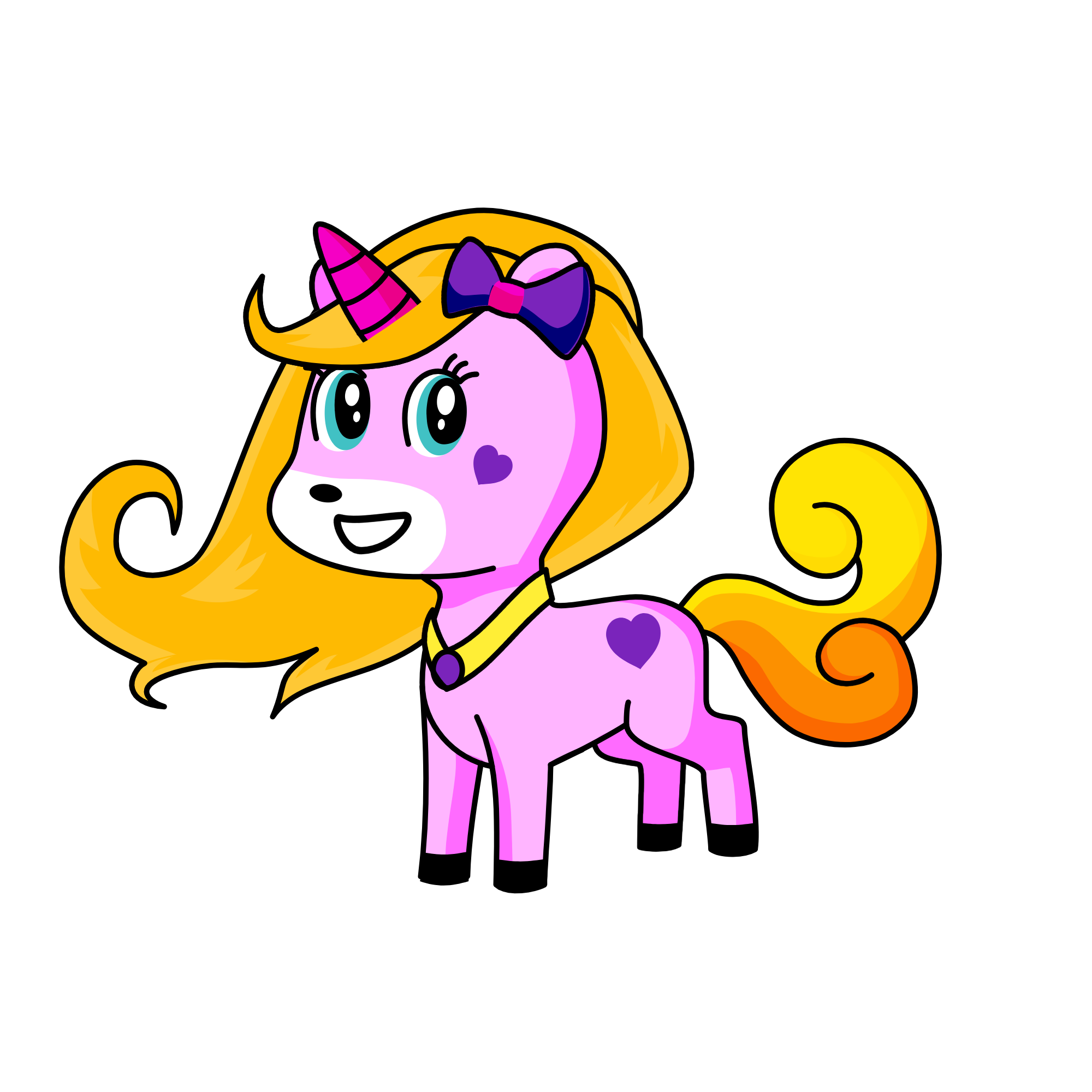 pinkcorn, the unicorn