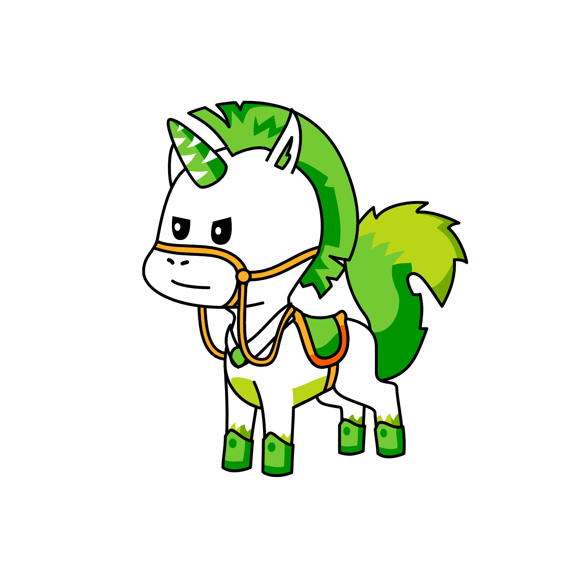 Greener of the Royal Unicorn Coulor Guard , the unicorn