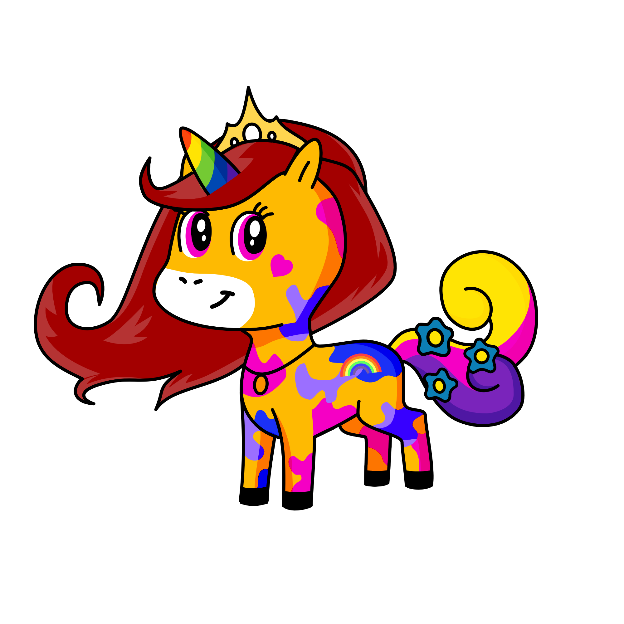 Glory, the unicorn