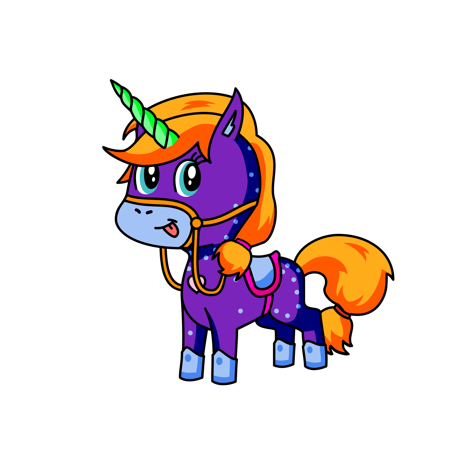 Bücür, the unicorn