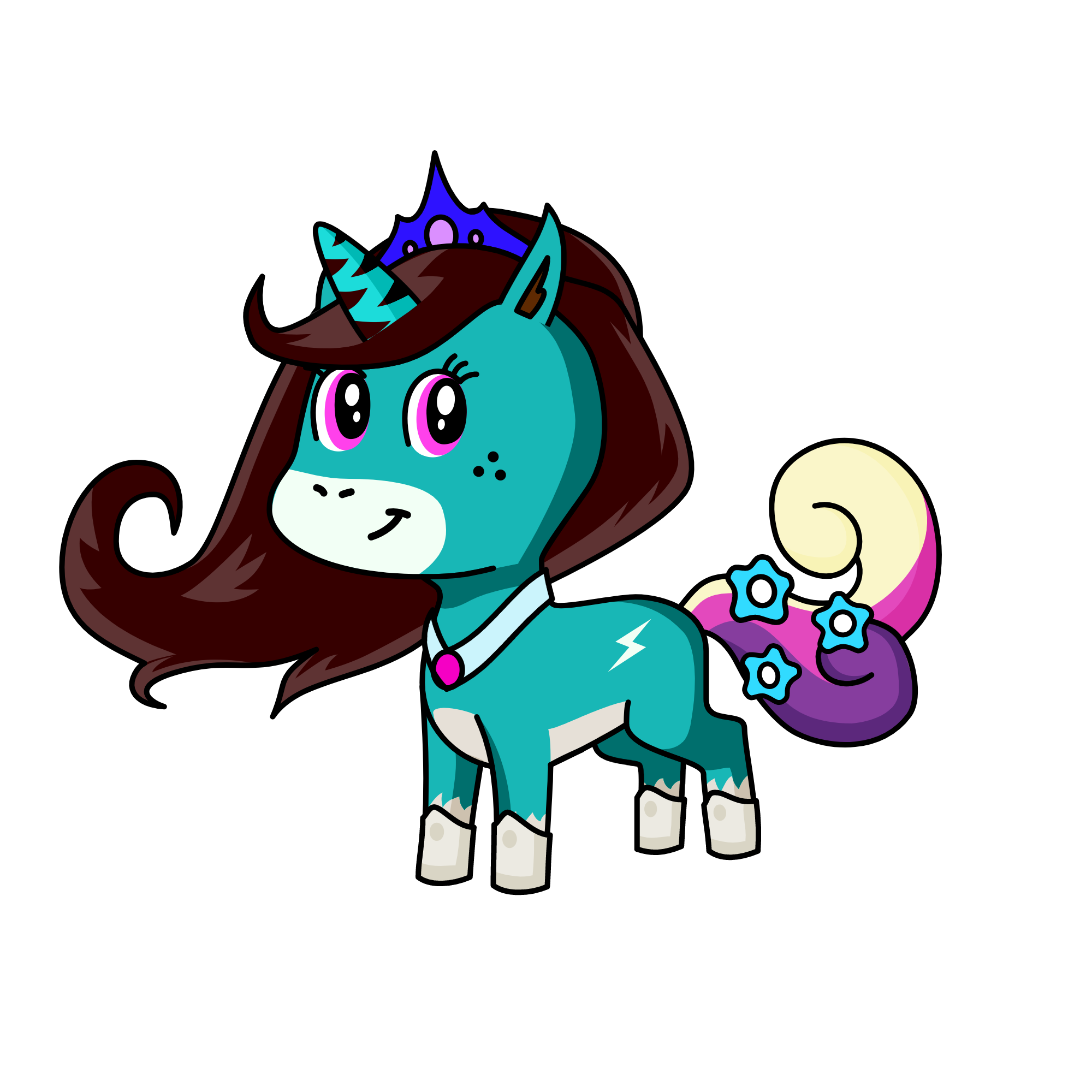 Glory, the unicorn