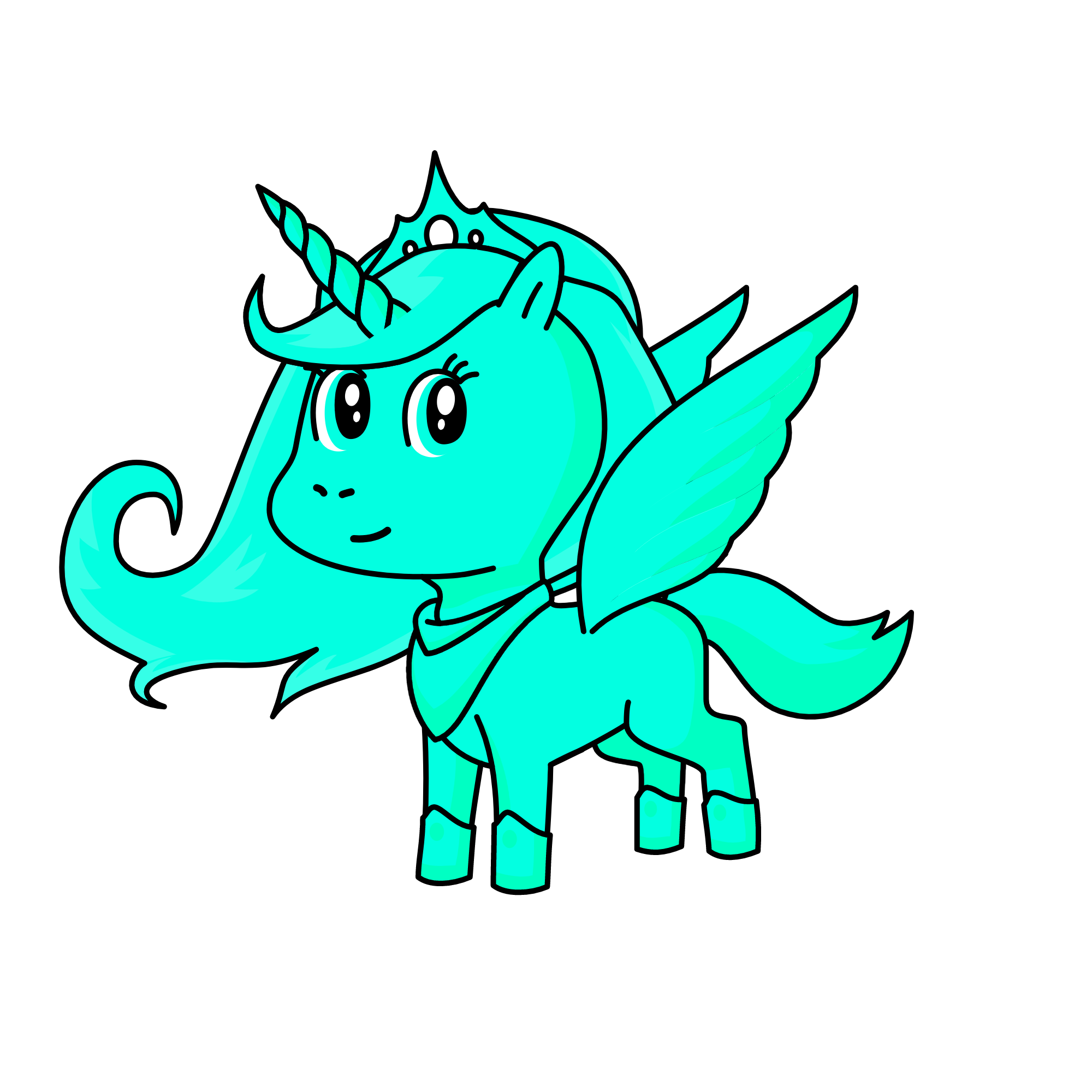 princess sky, the unicorn