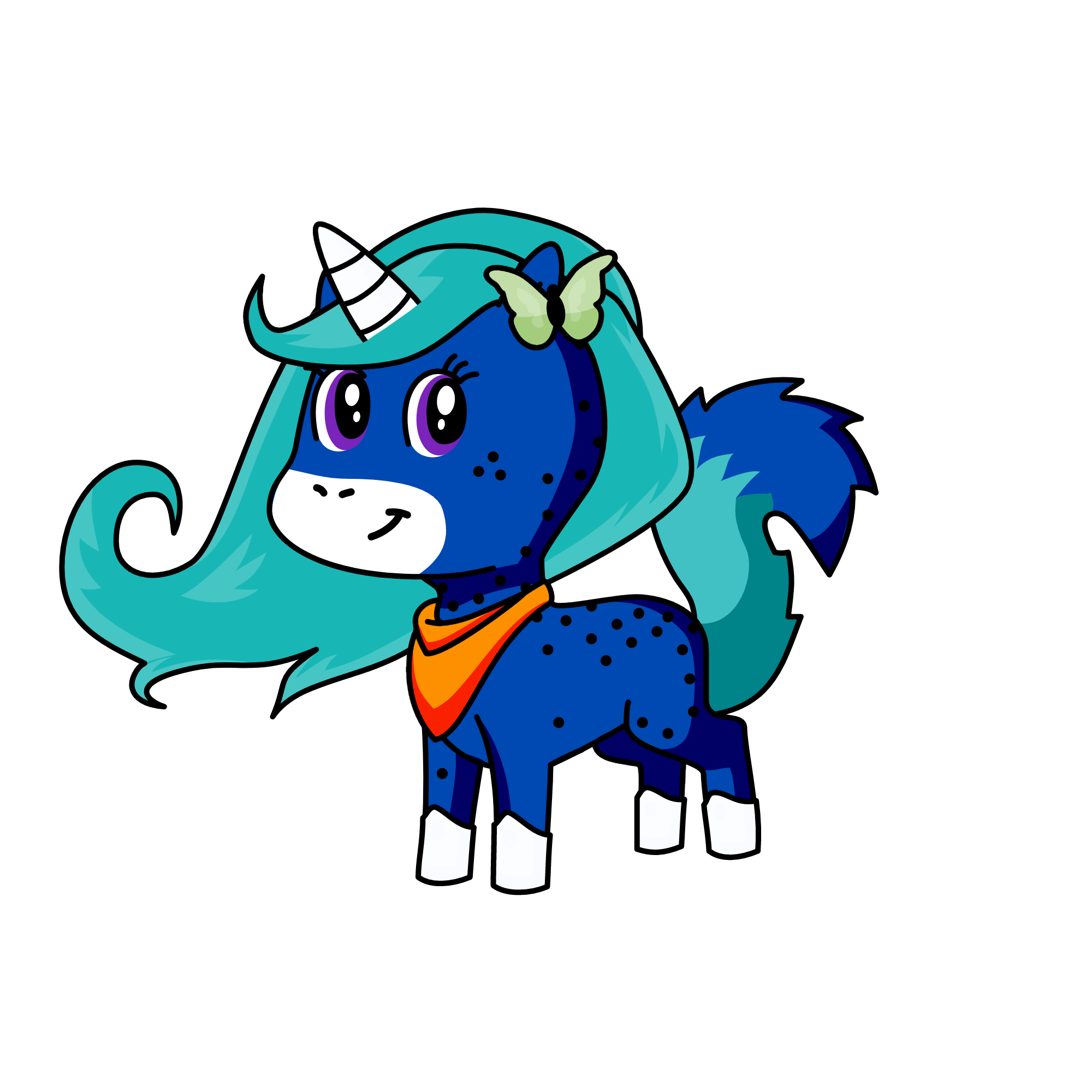 Şimşek, the unicorn