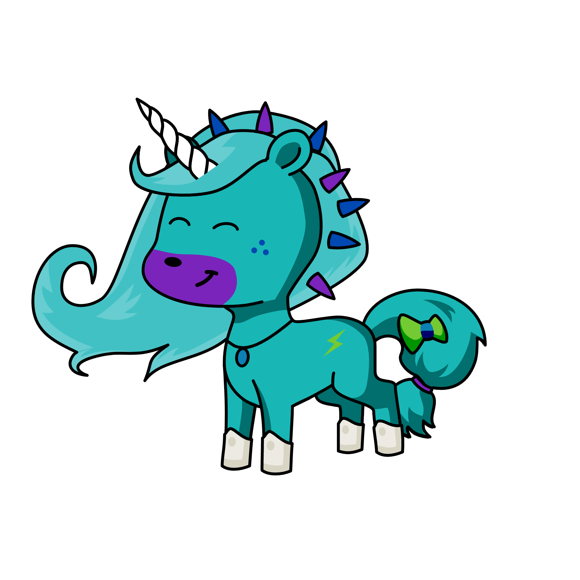 bluna, the unicorn