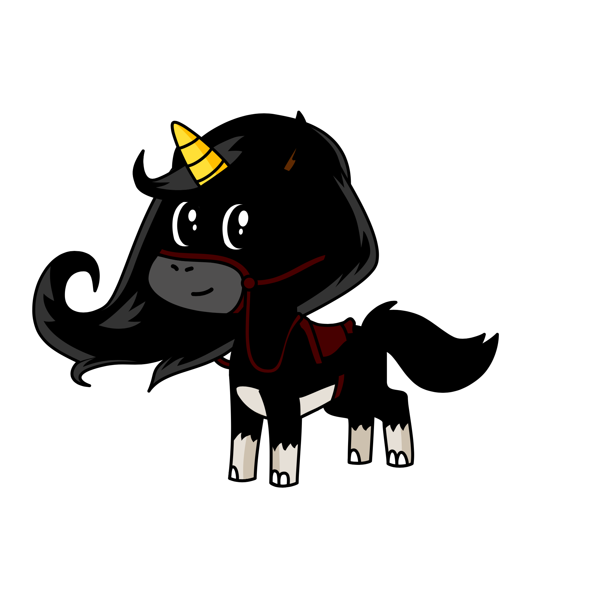 Midnight, the unicorn