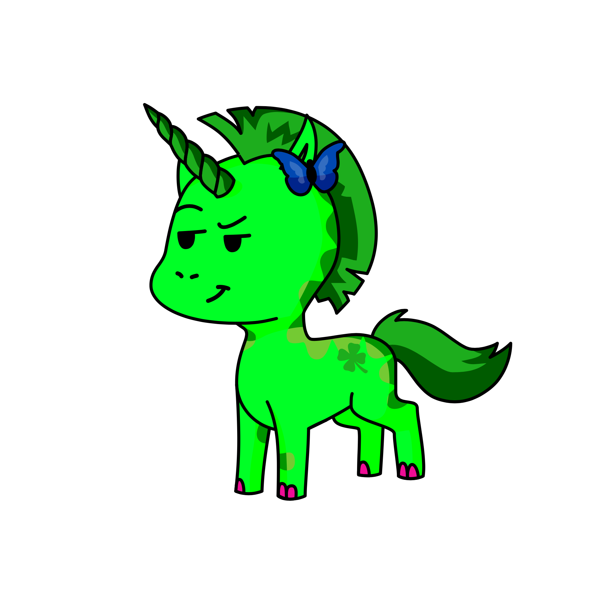 Lucky, the unicorn