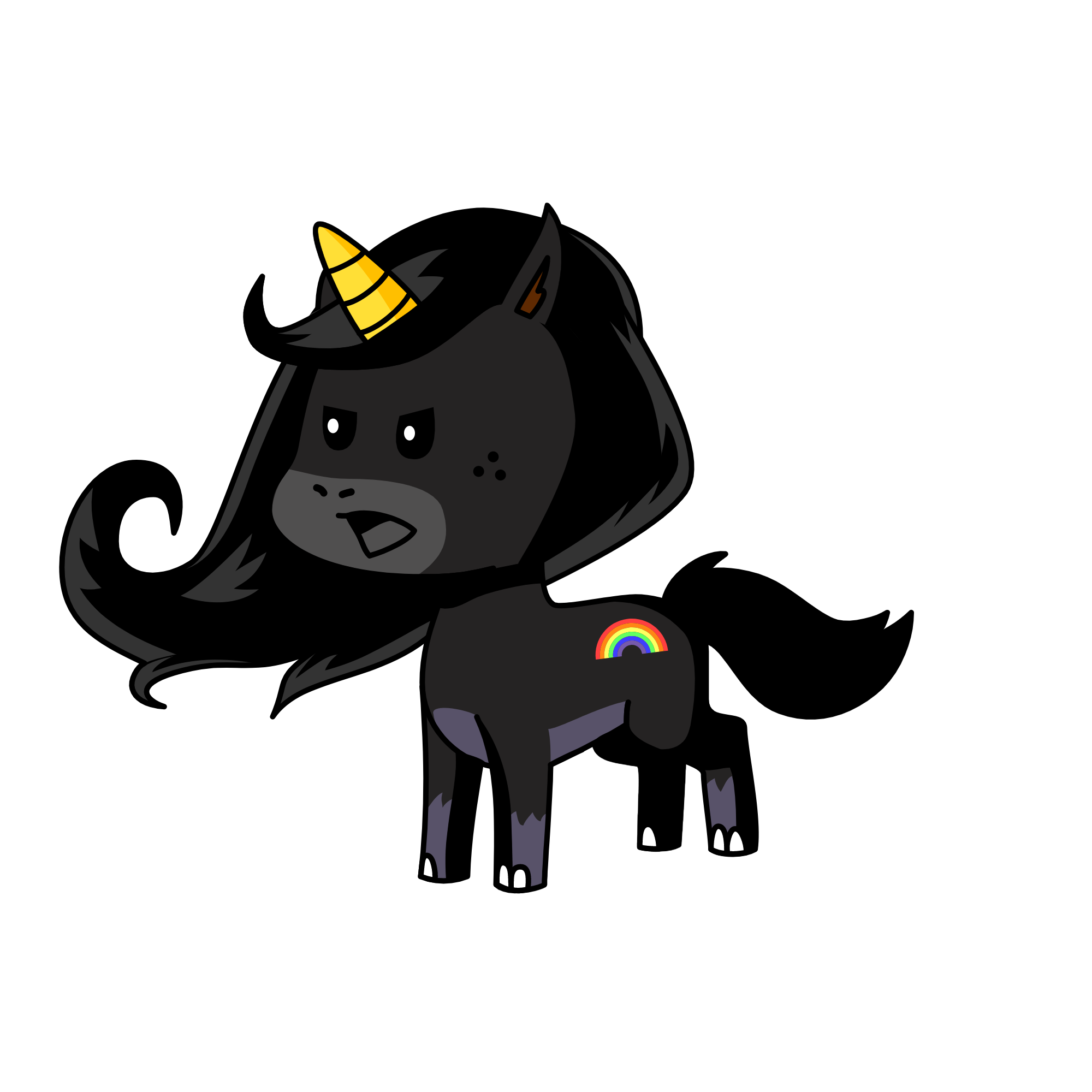 Midnight Moon, the unicorn