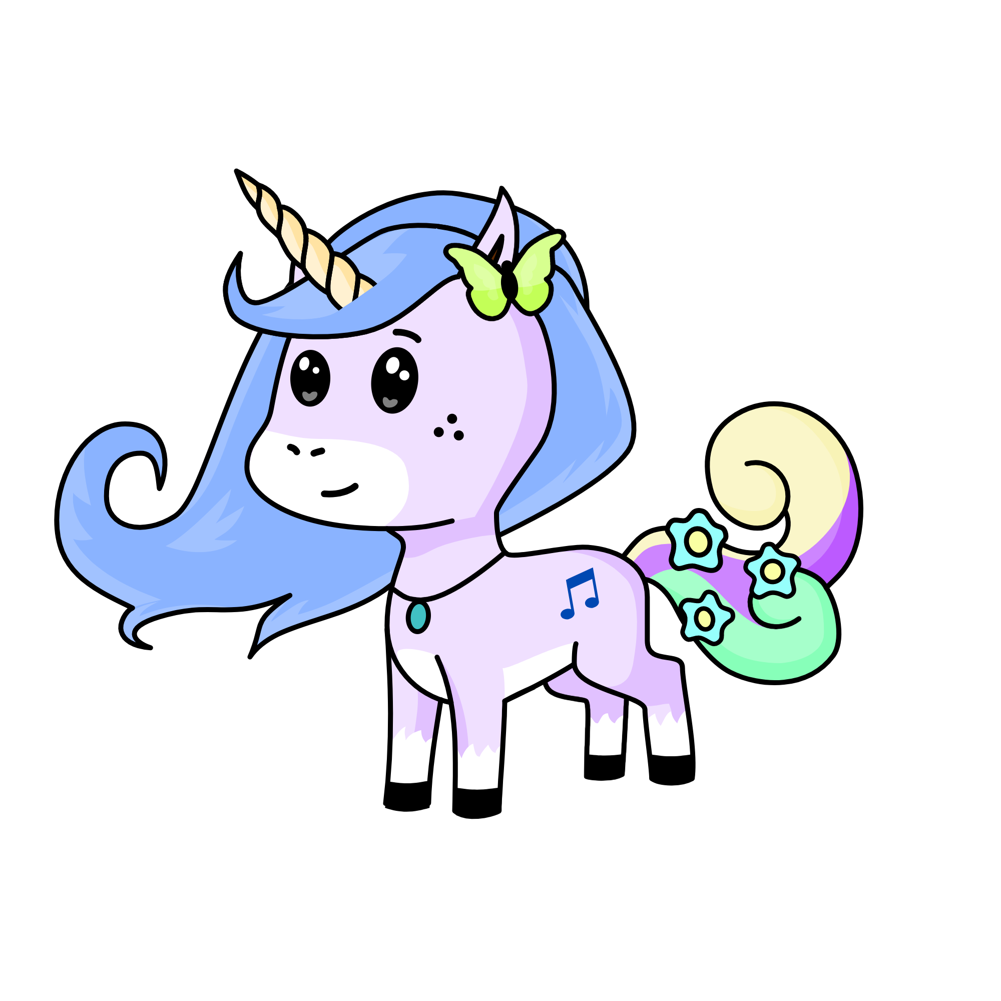 Dreamy, the unicorn
