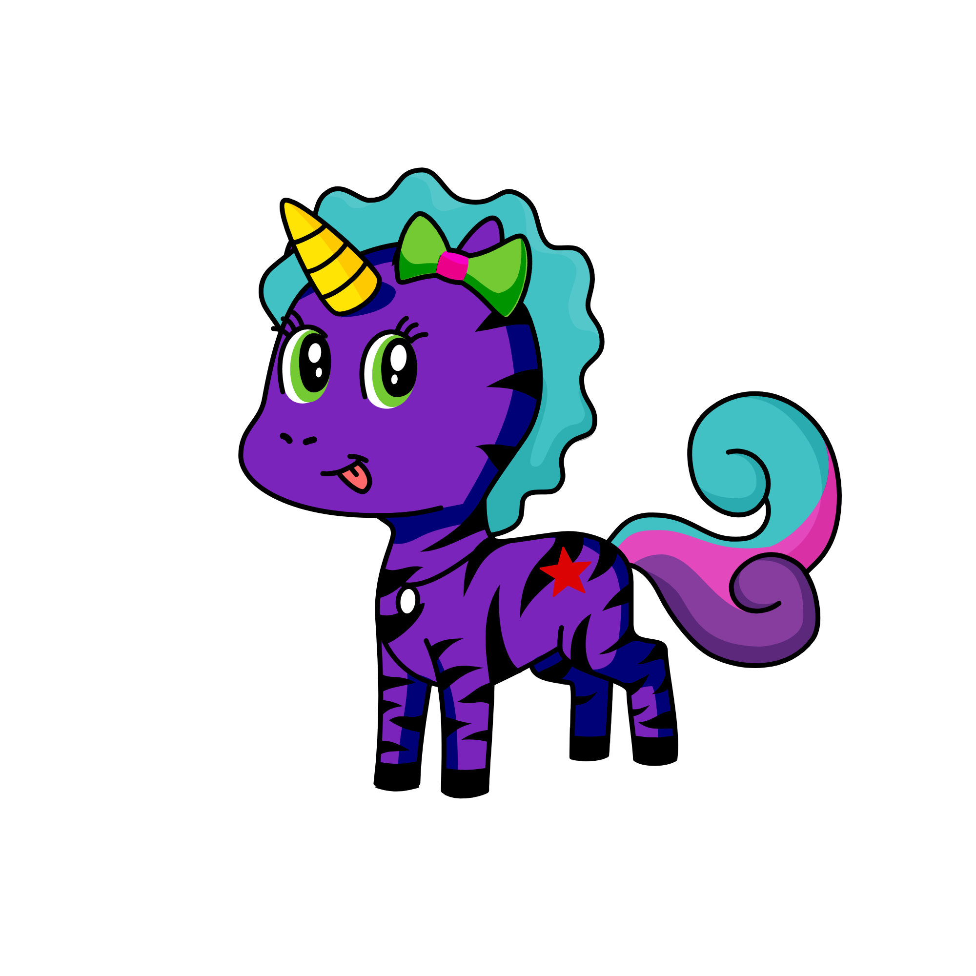 Little Boo, the unicorn