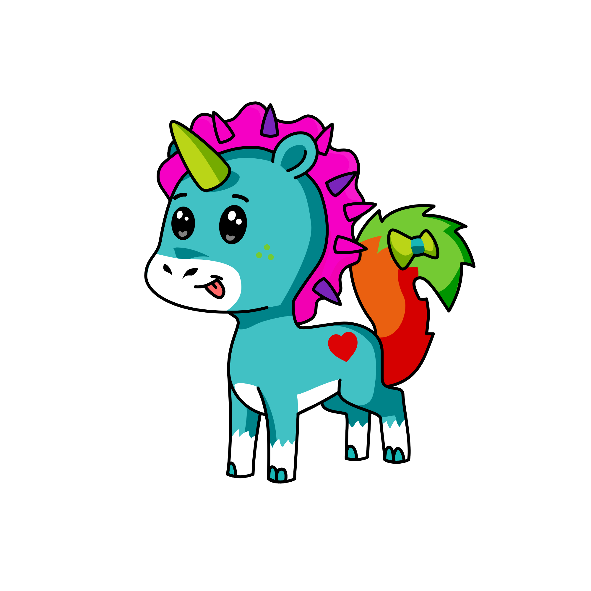 crazy, the unicorn
