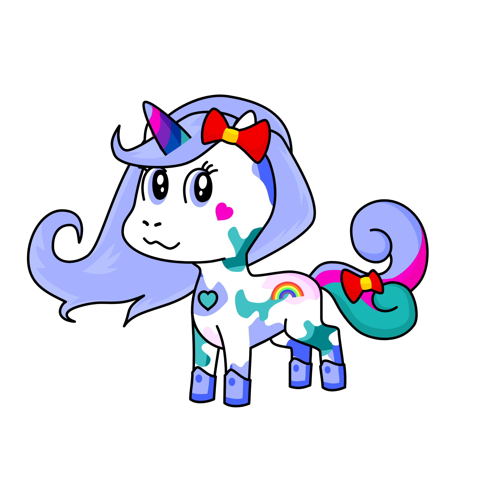 cupcake, the unicorn