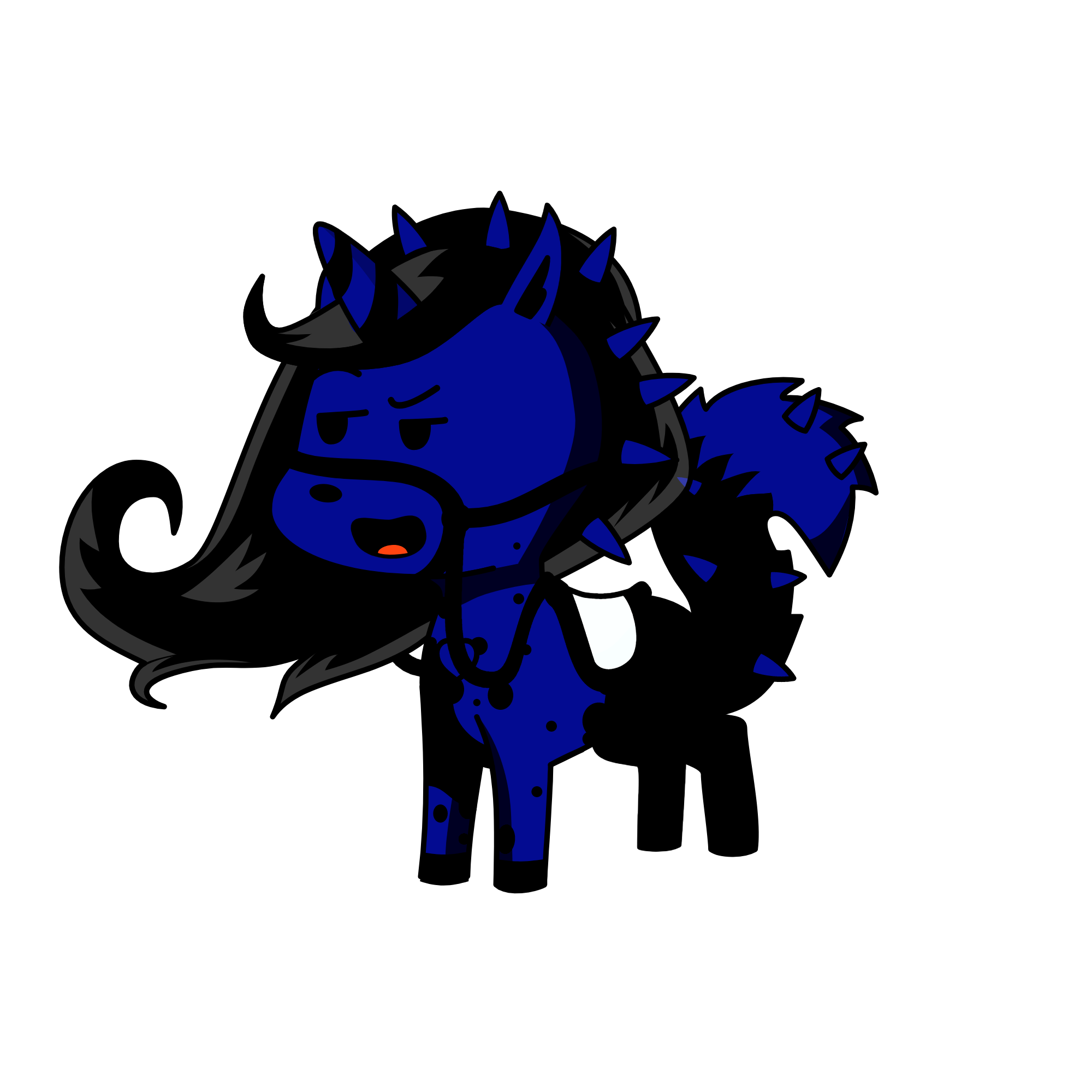 Night sky, the unicorn