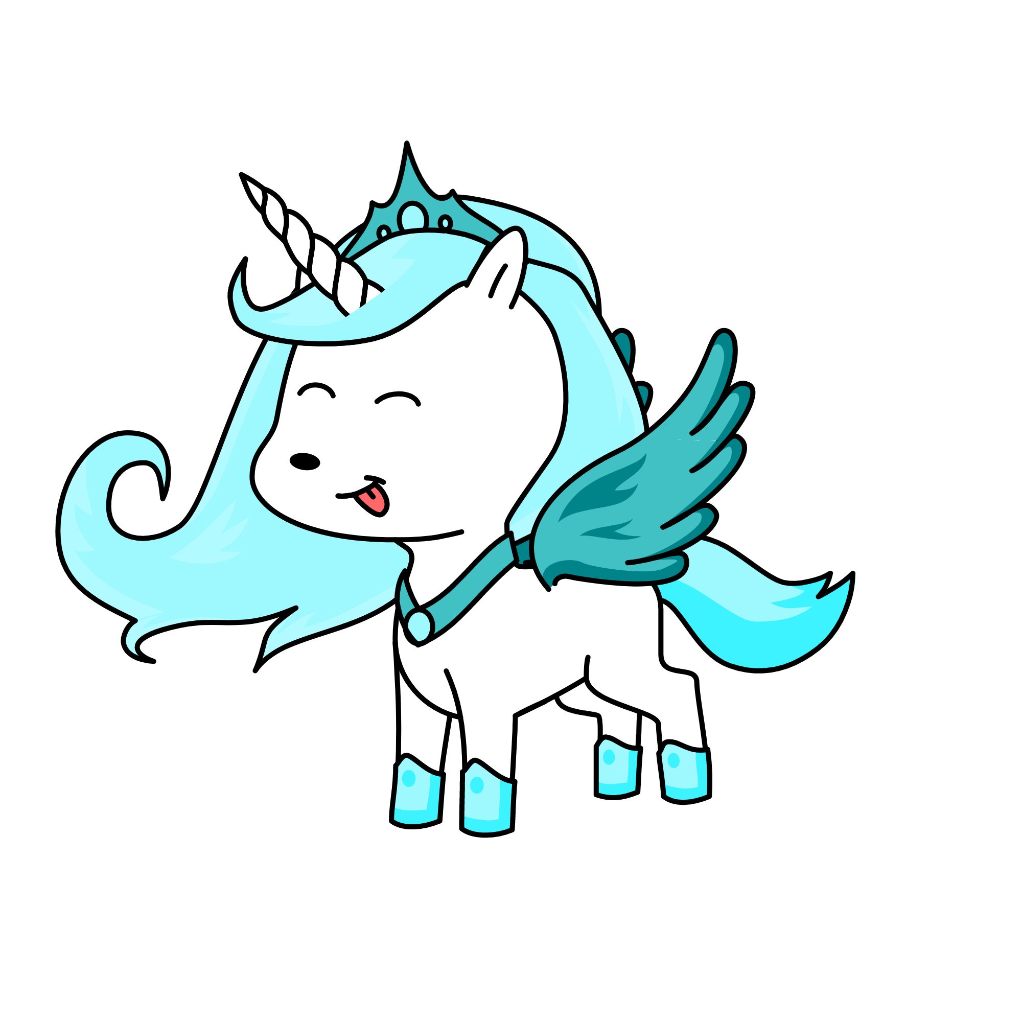 QUEEN COLD, the unicorn