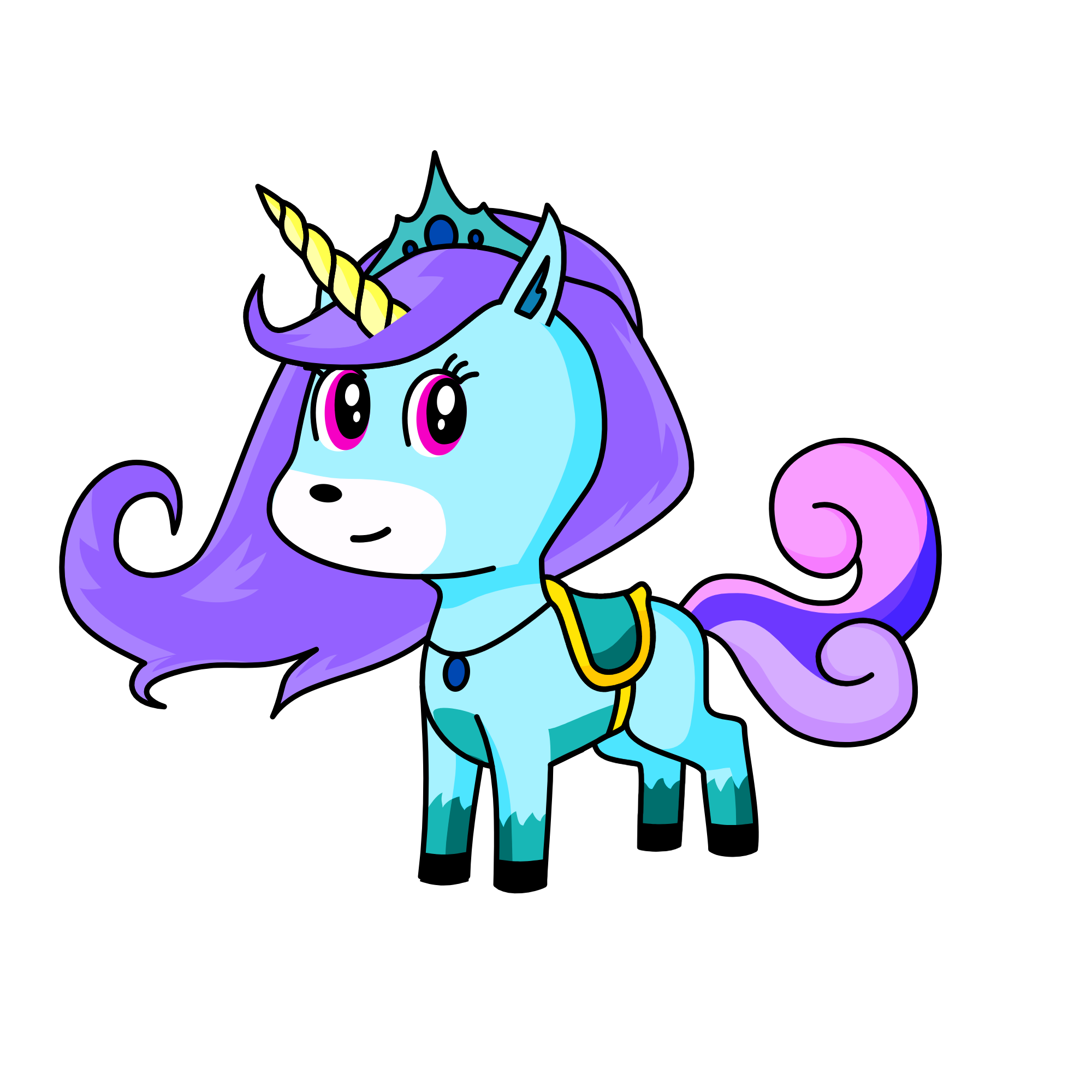Diamond, the unicorn