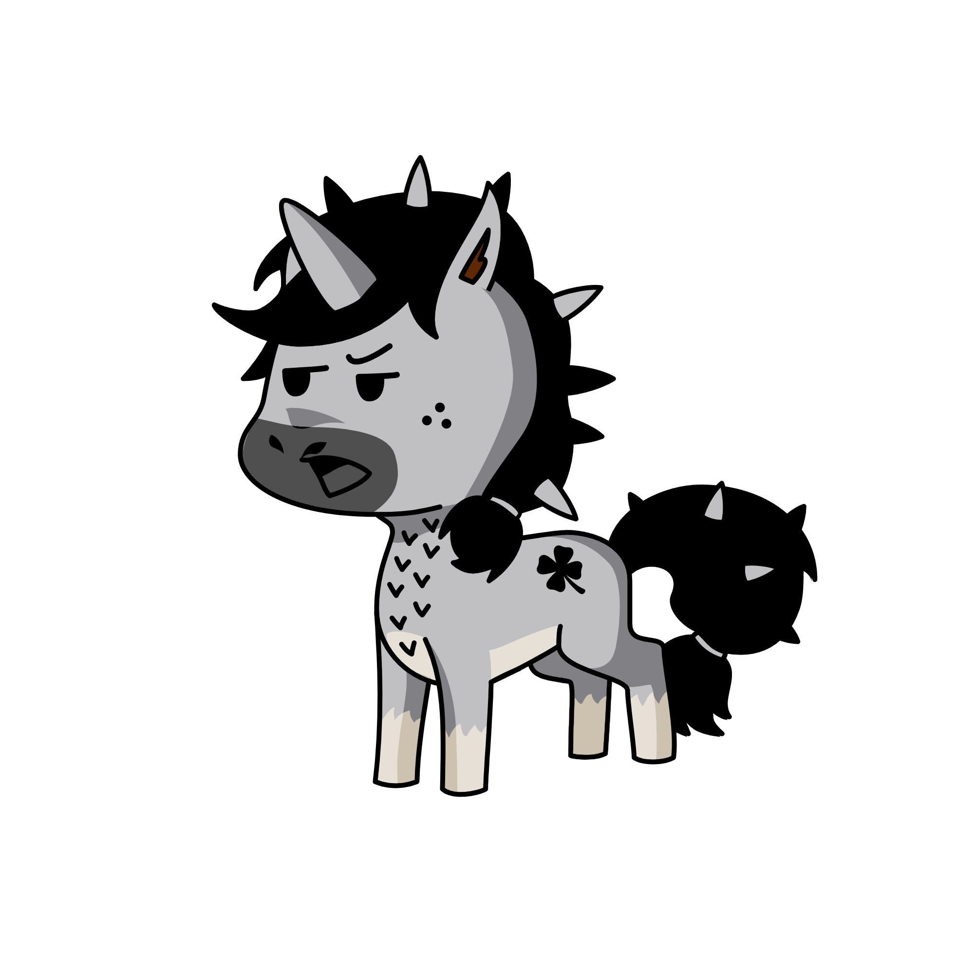 Dark Midnight, the unicorn