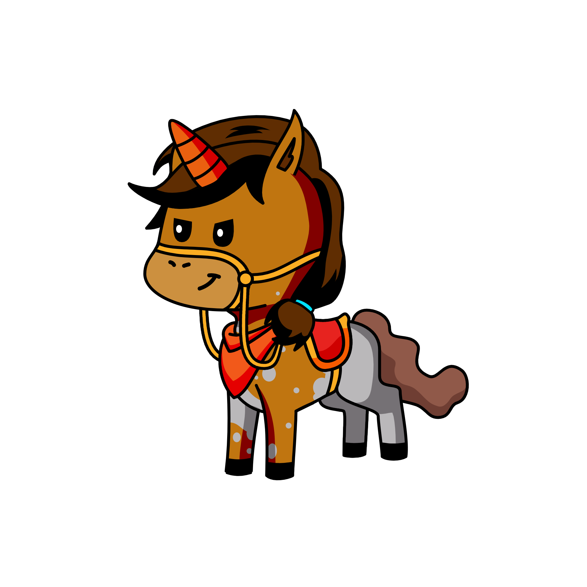 Sandy, the unicorn