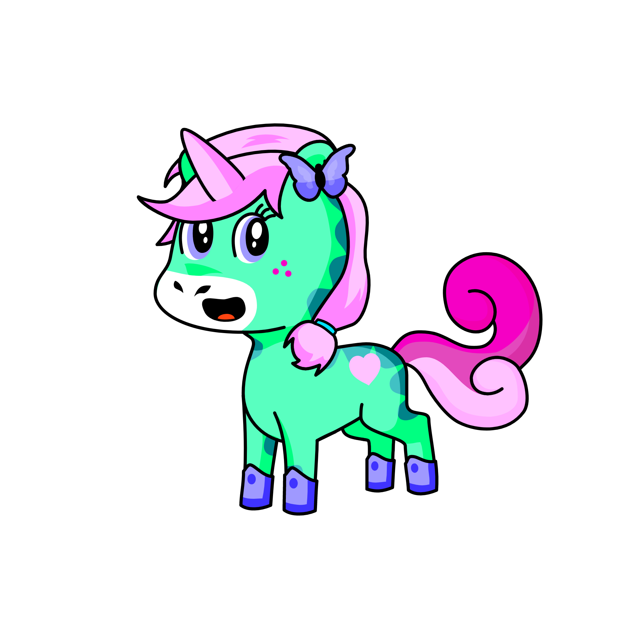 Cotton Candy, the unicorn