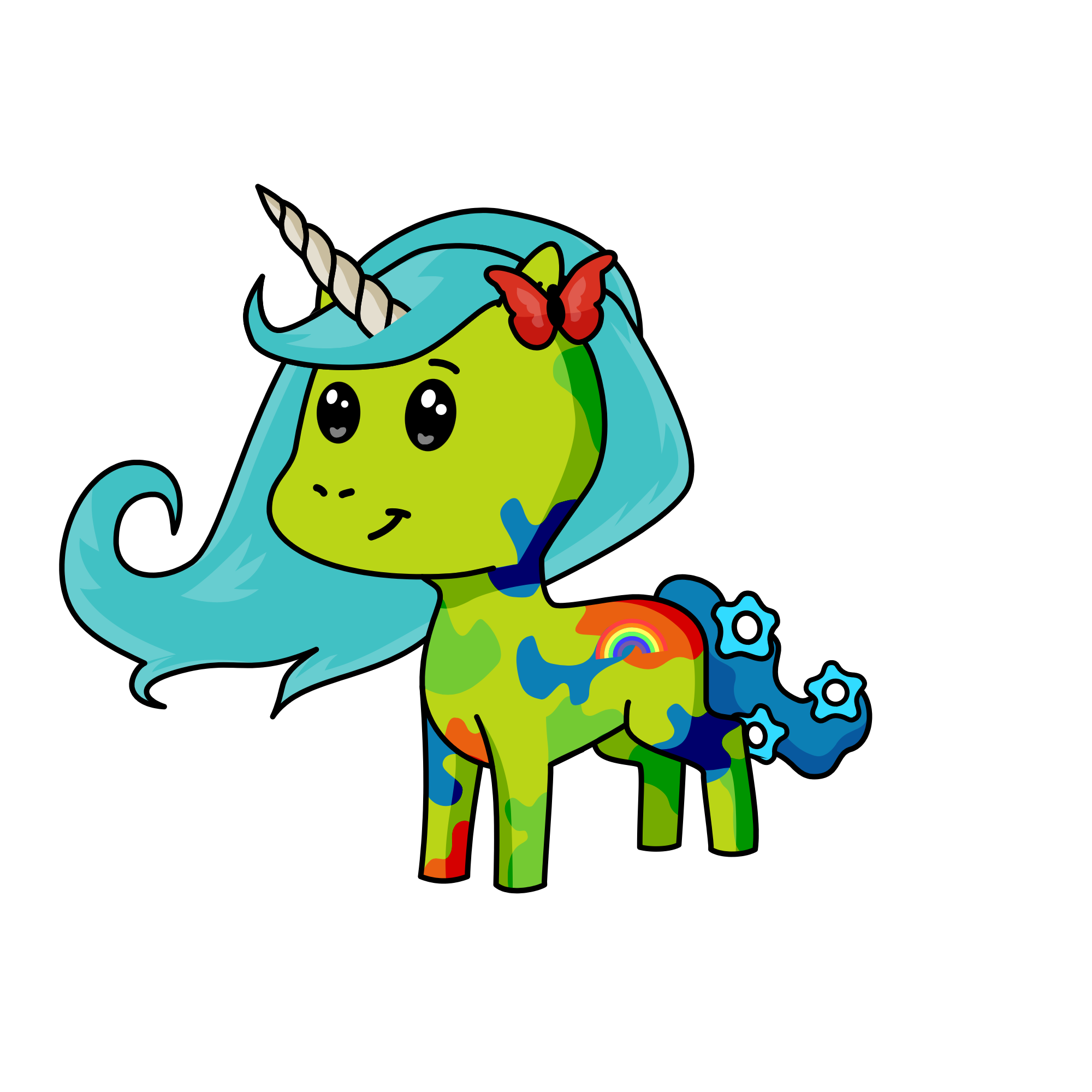 Mother Nature, the unicorn
