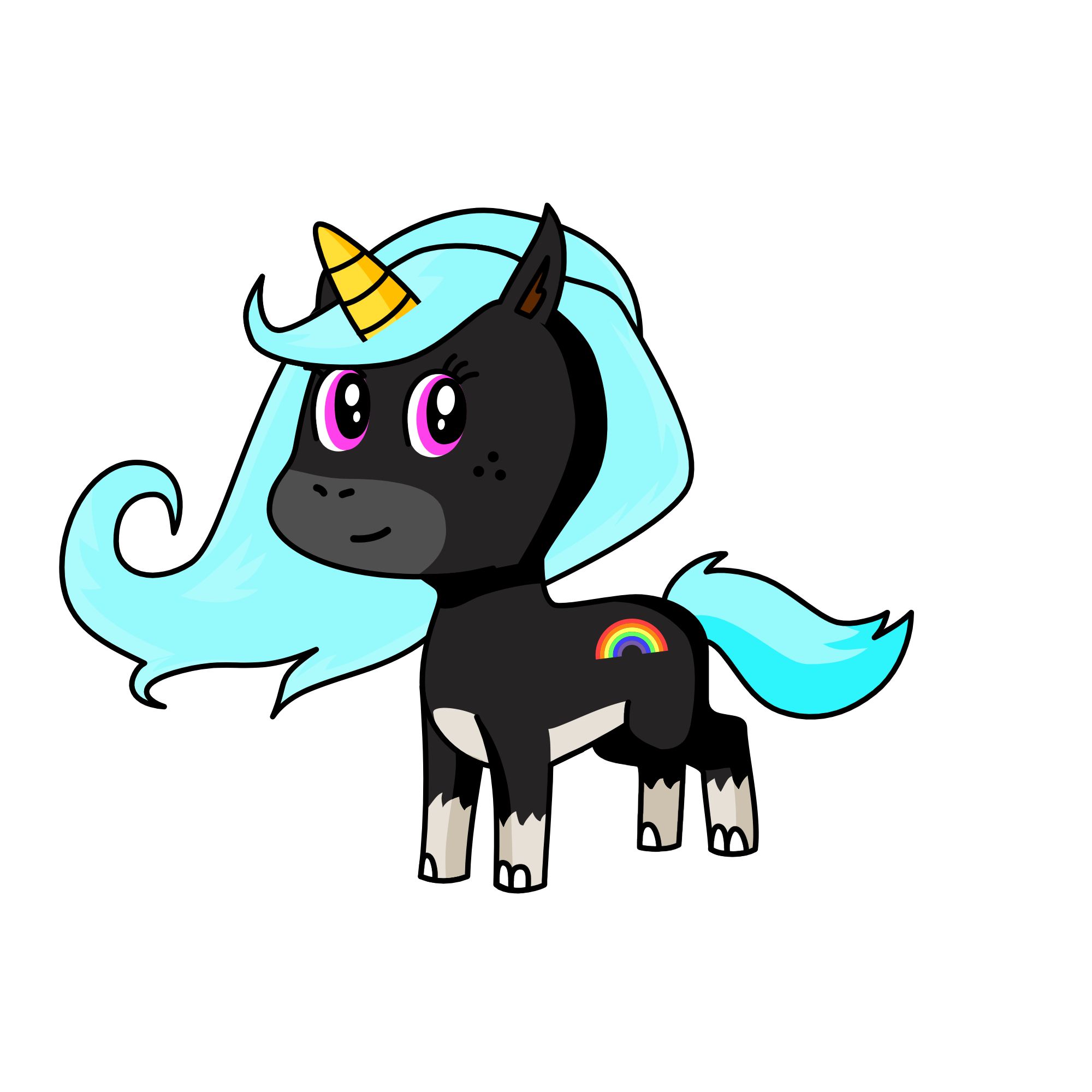 Noche, the unicorn