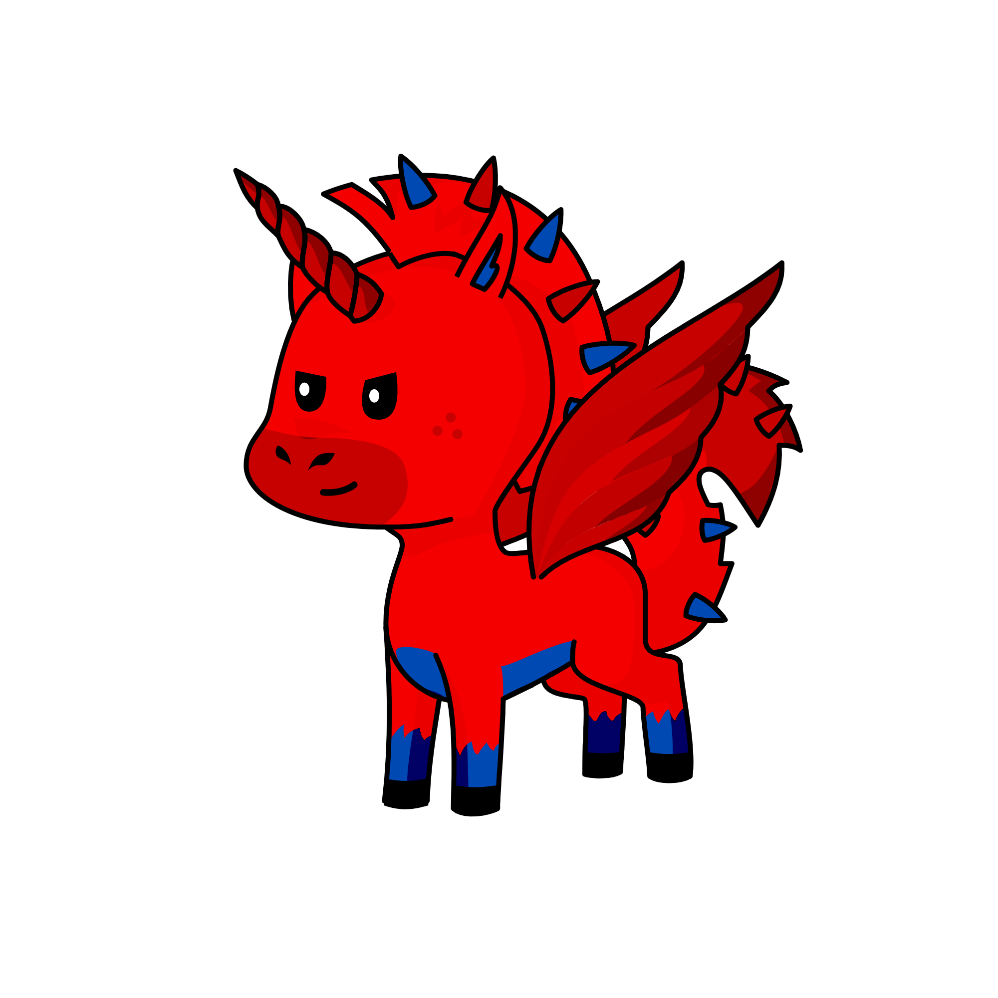 Spike, the unicorn
