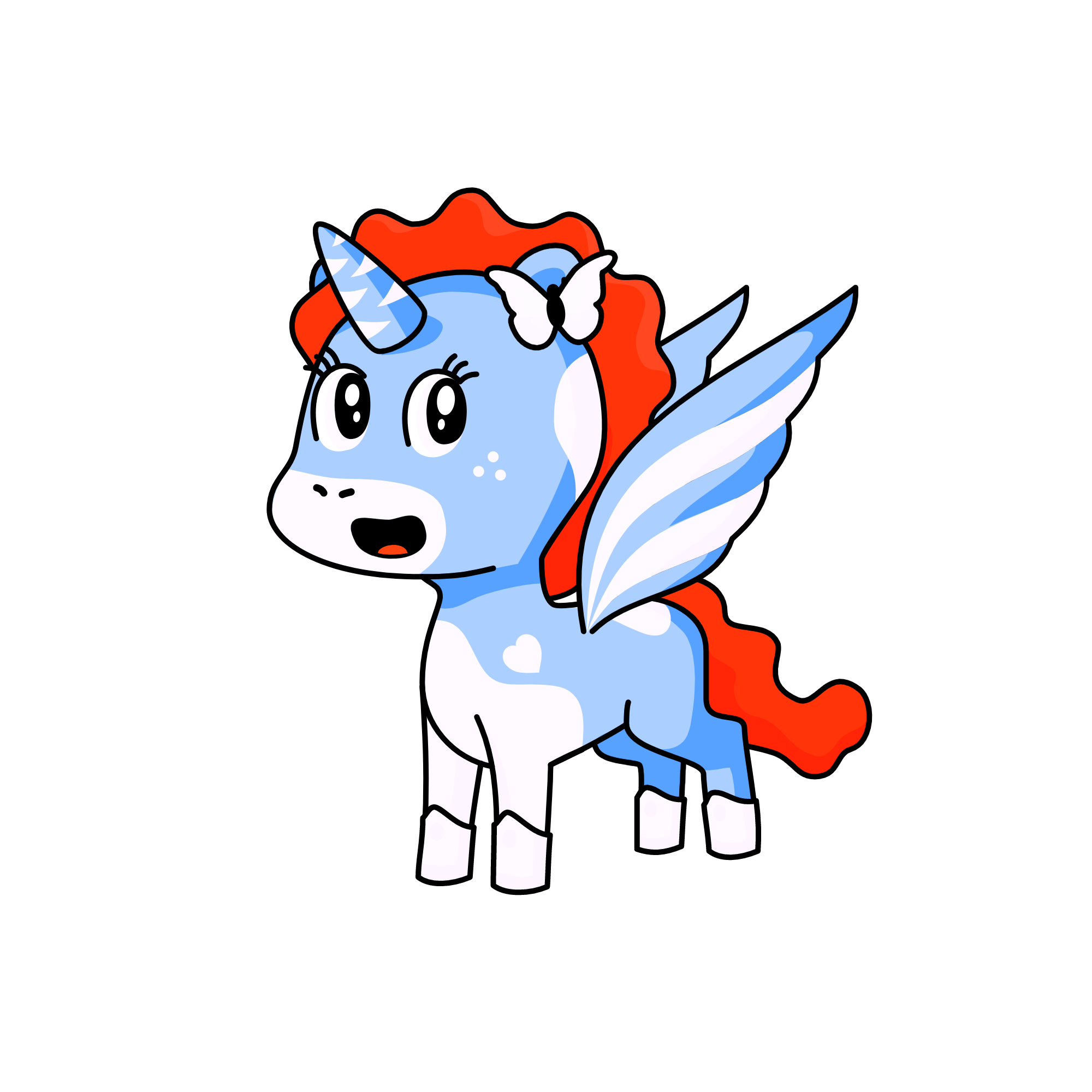 Bunnix, the unicorn