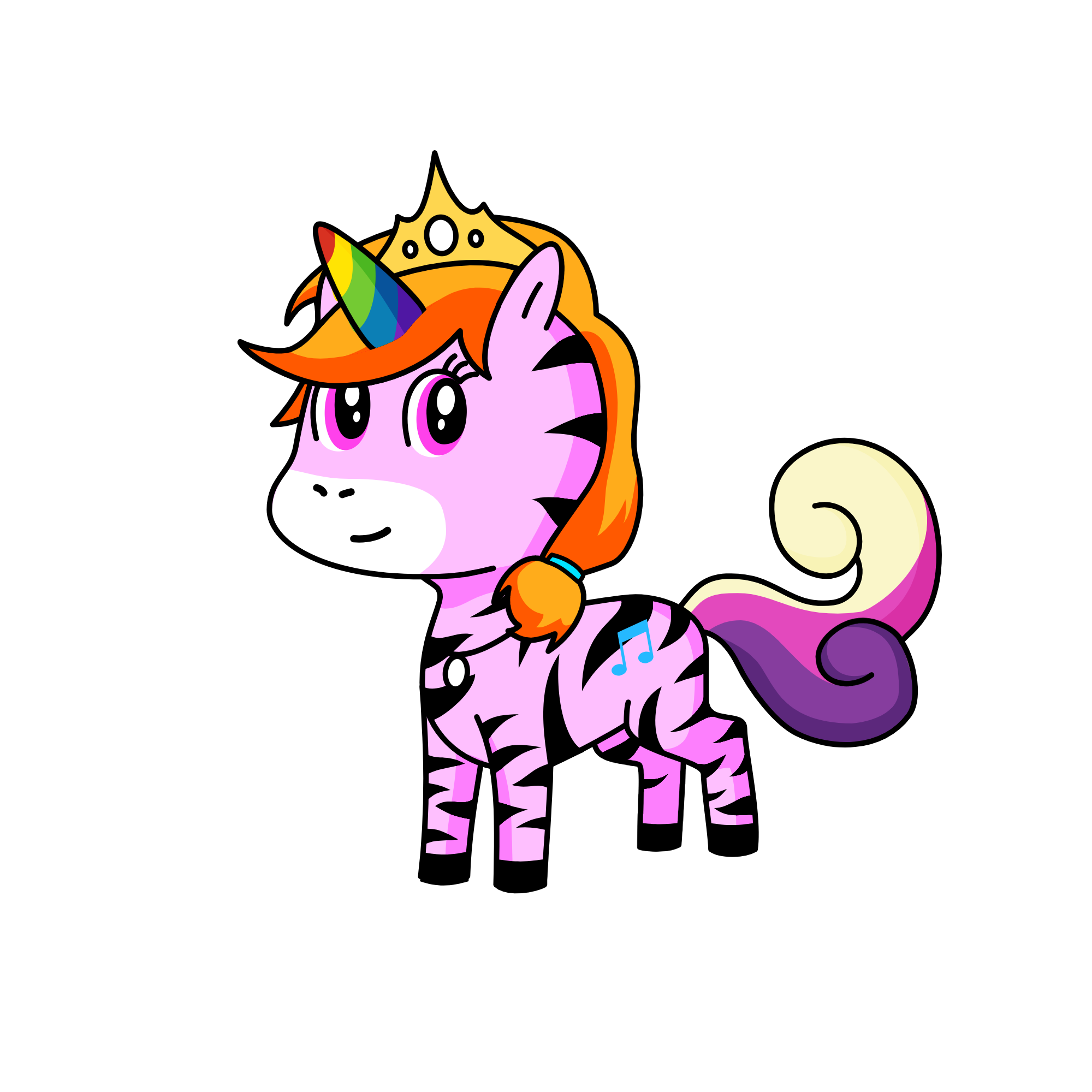 Melly, the unicorn