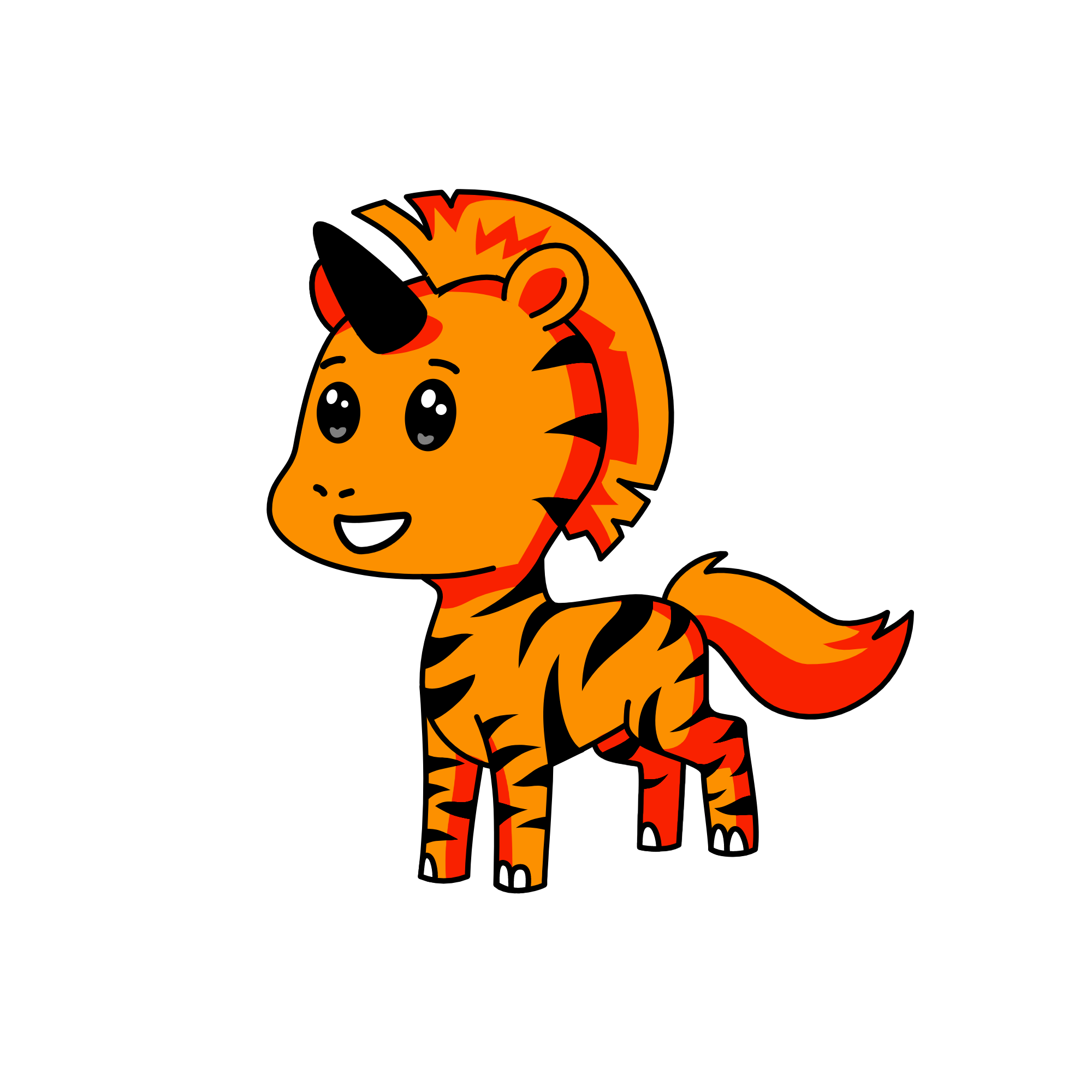 tijger van google, the unicorn