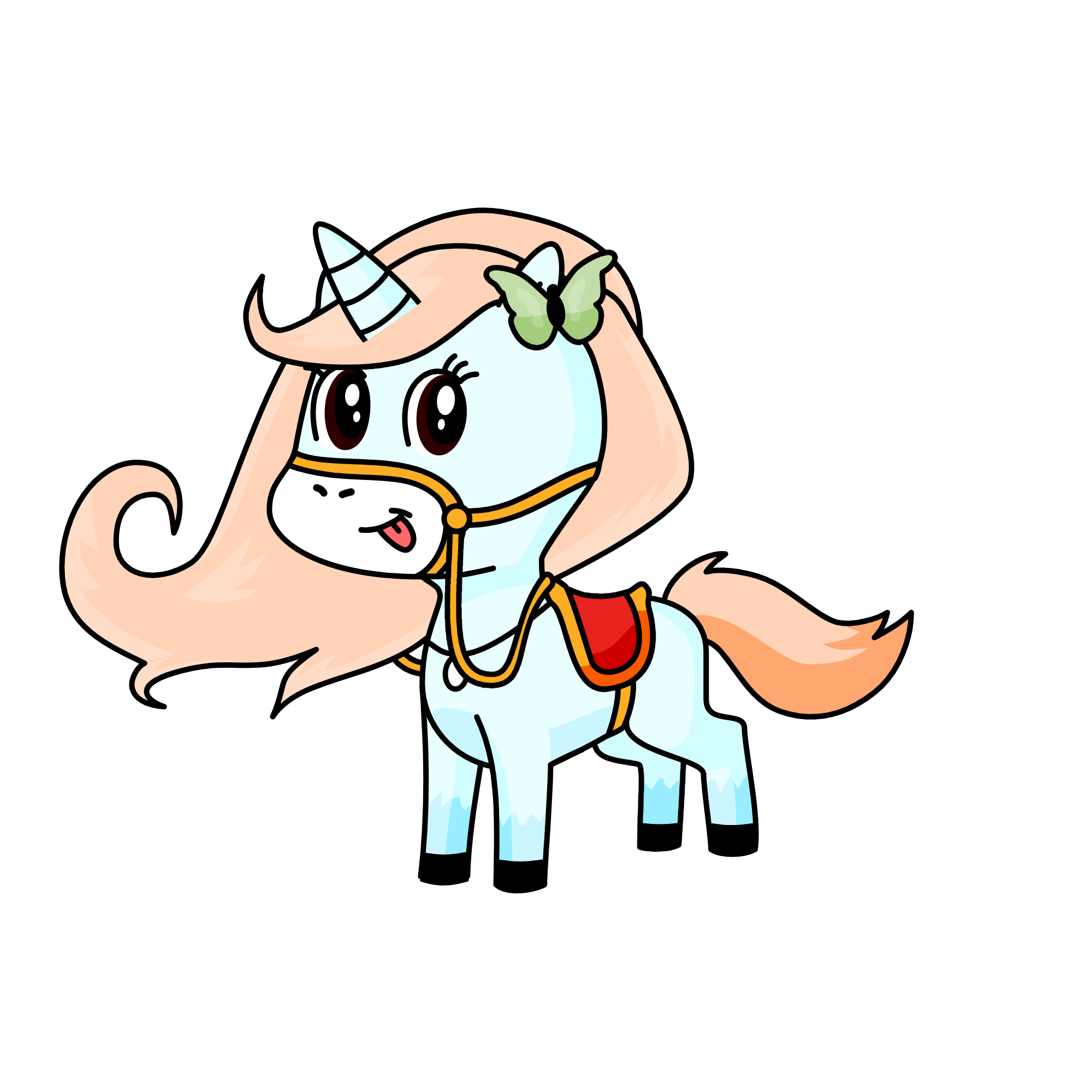 rainbow sparkles, the unicorn