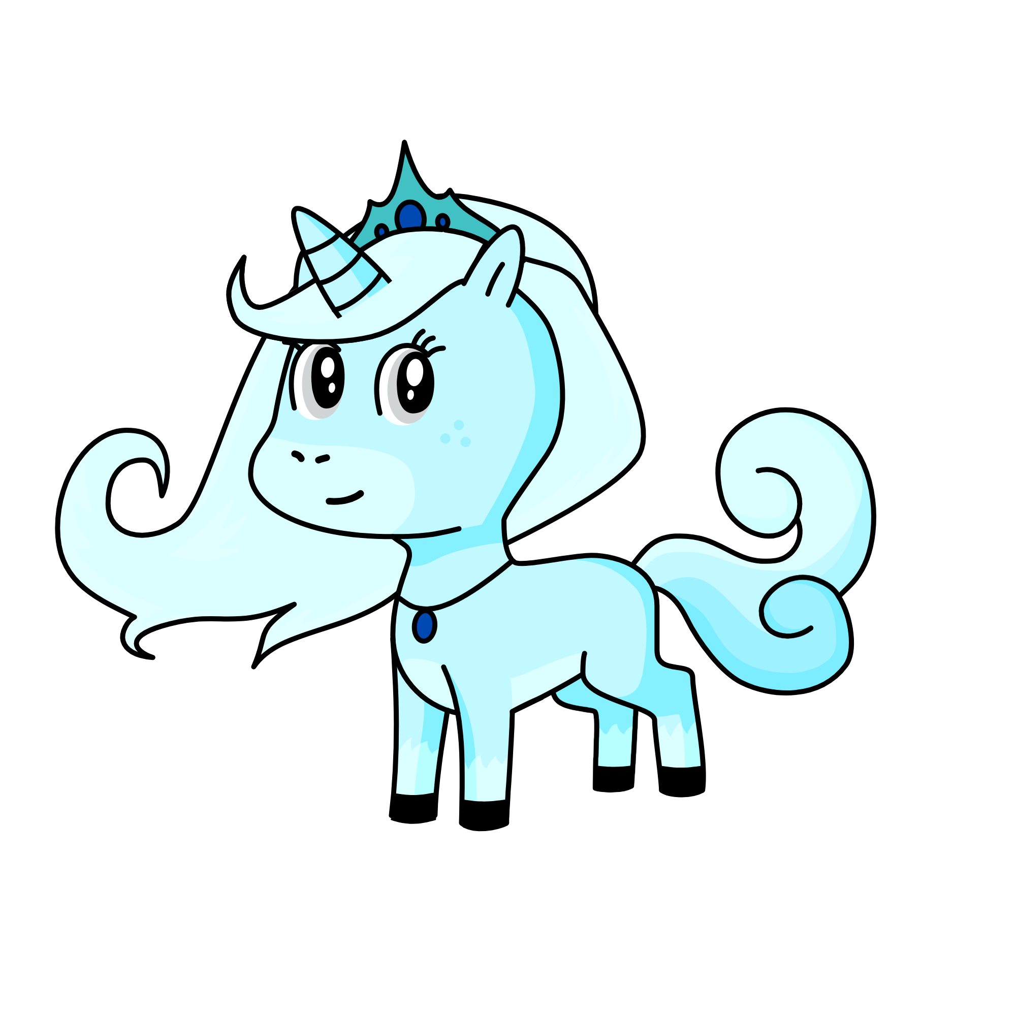 Snowdrop, the unicorn