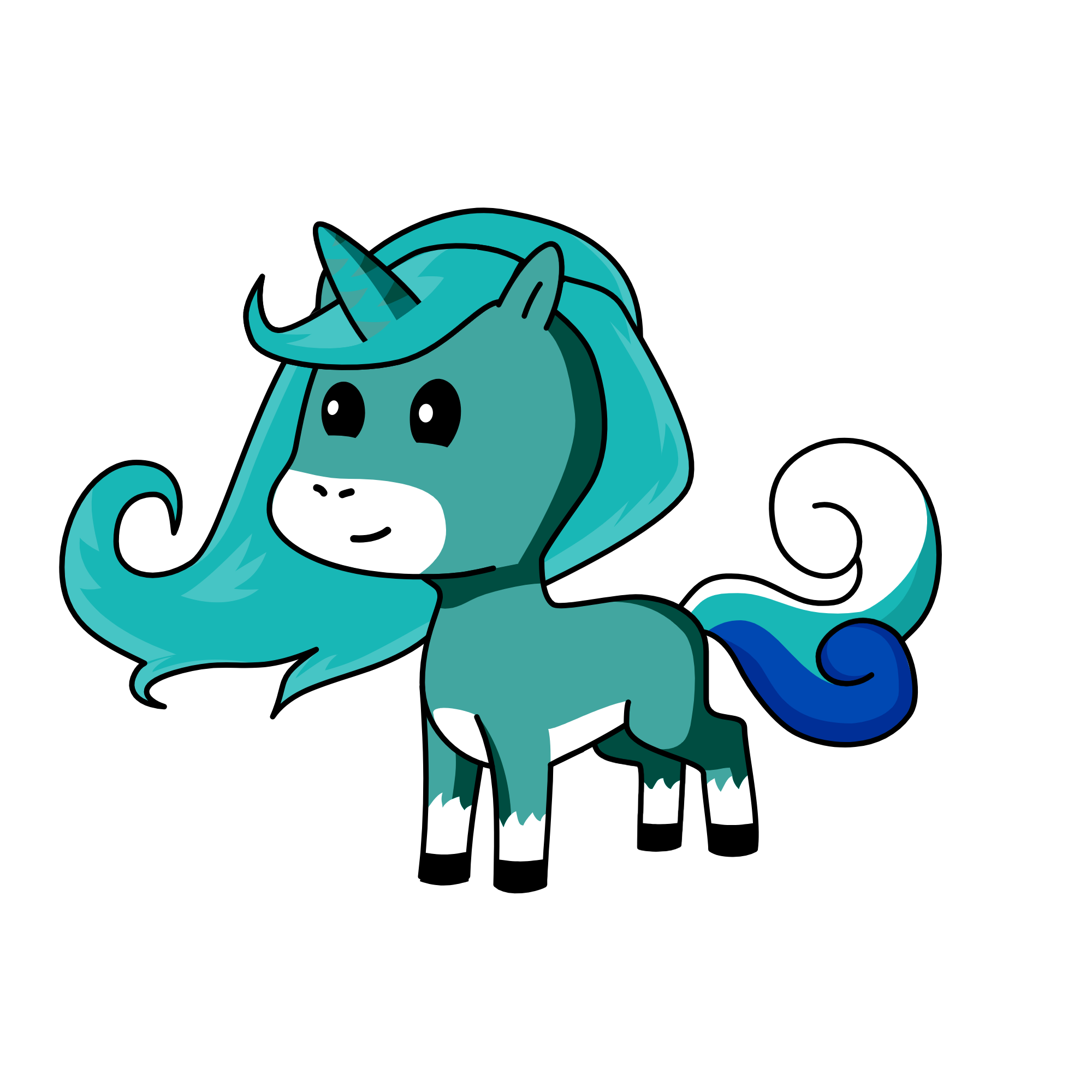winter, the unicorn