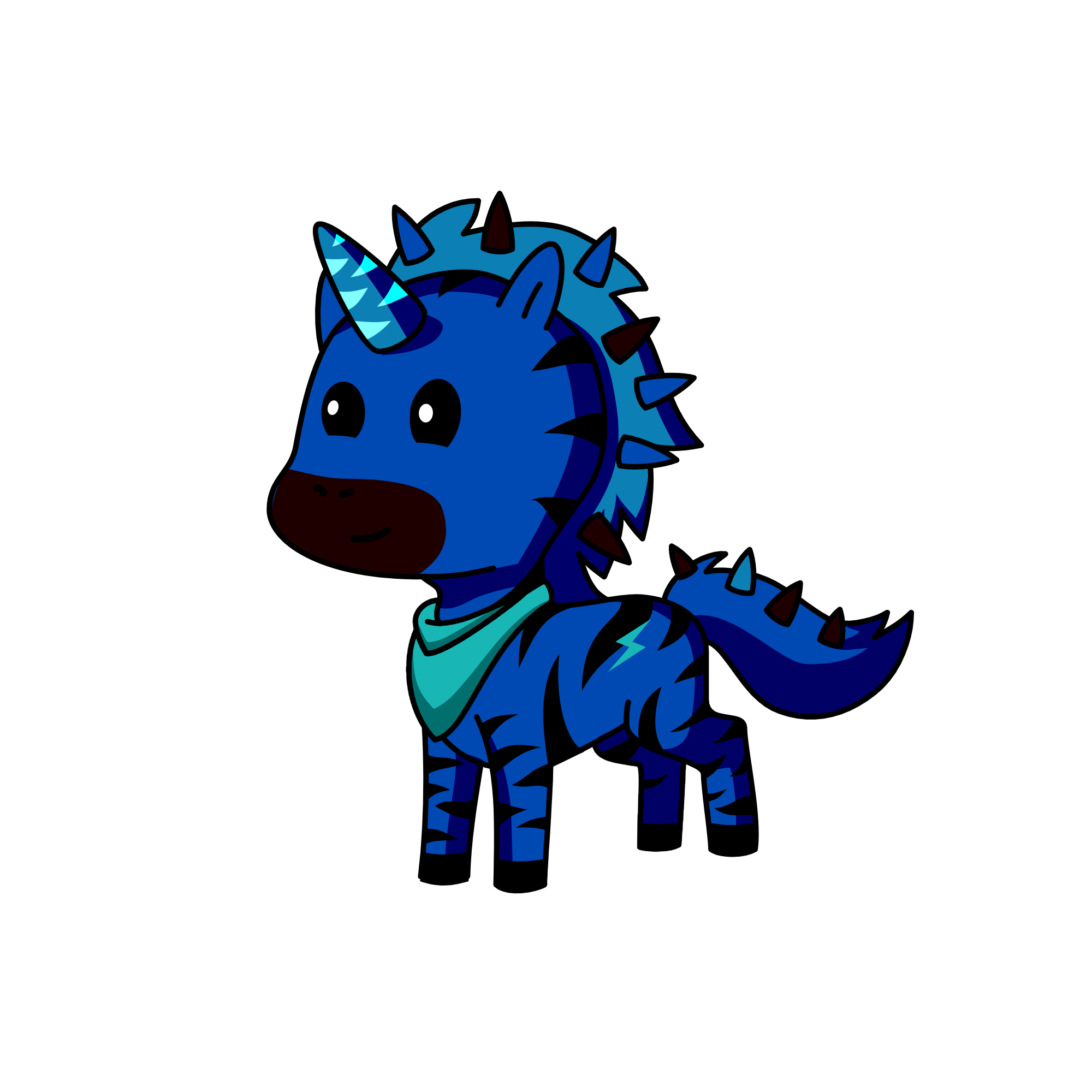 Dark Wing, the unicorn