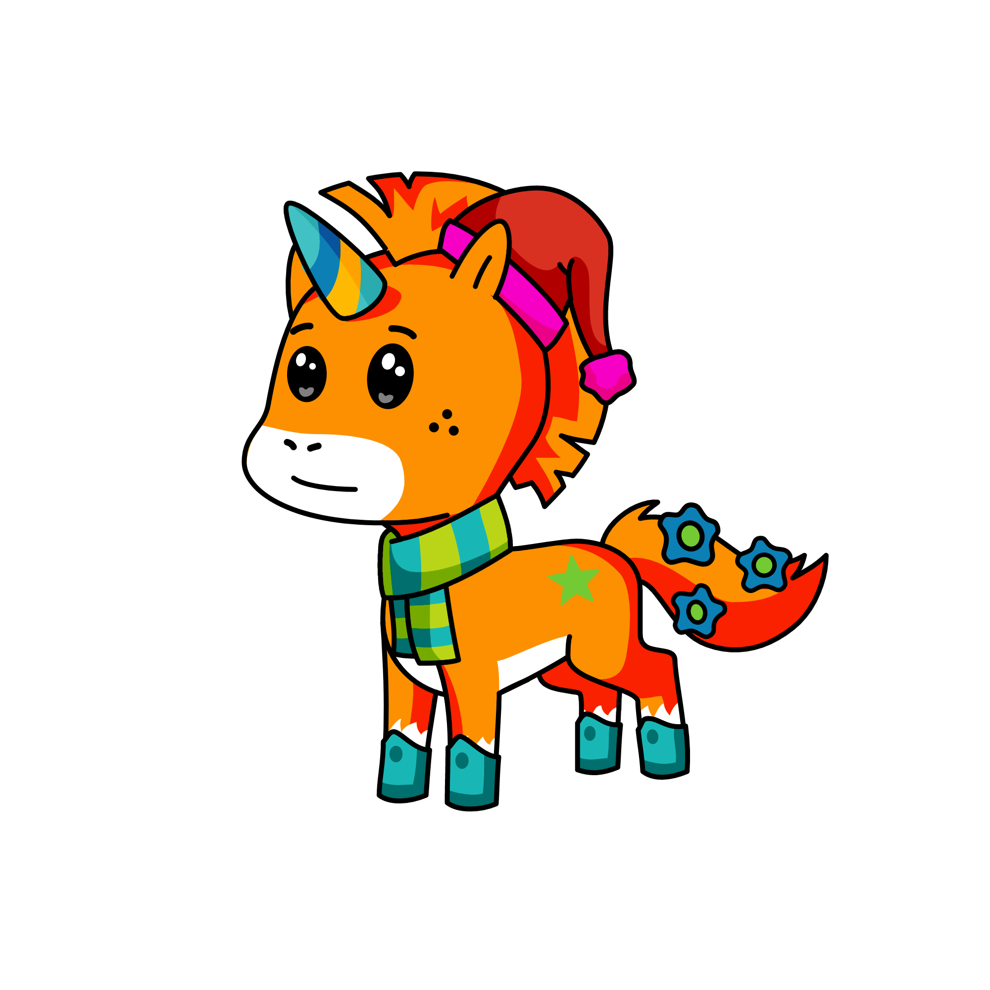 yo mama fackt santa, the unicorn