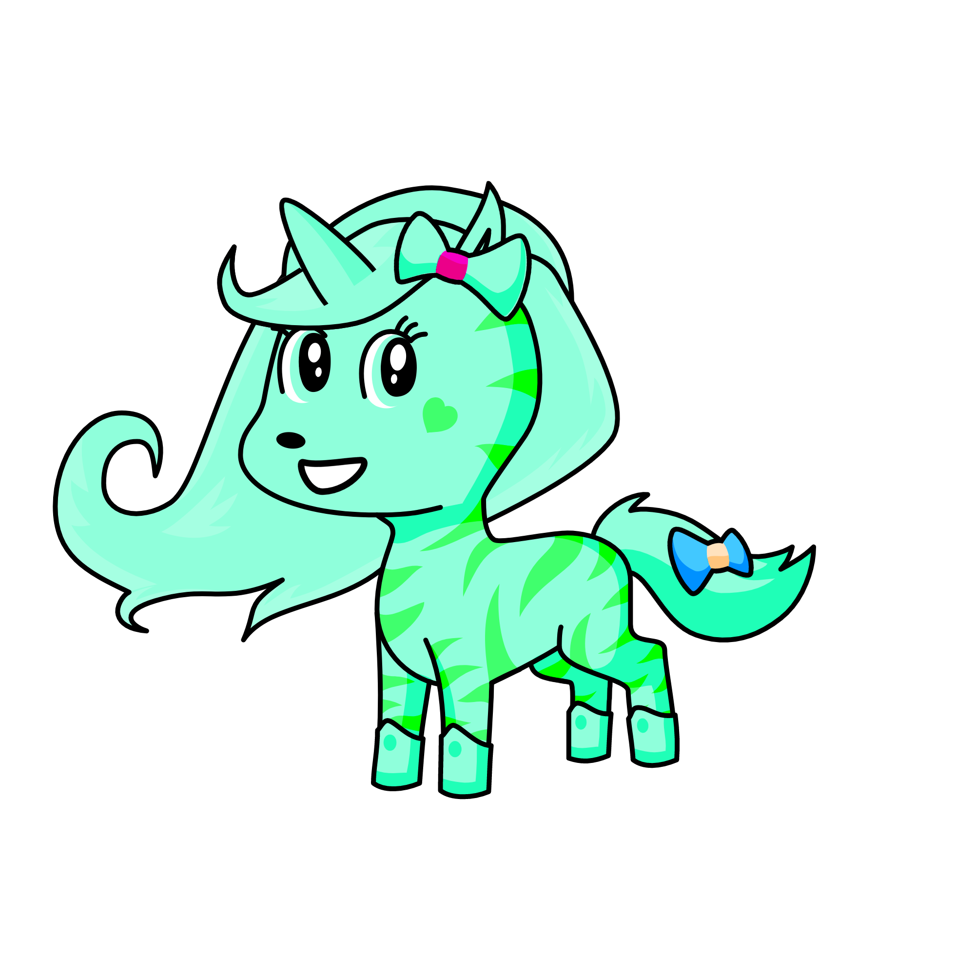 glow, the unicorn