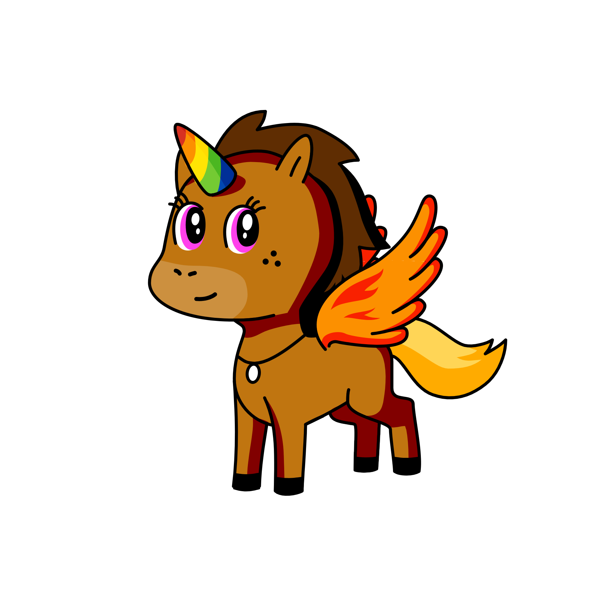 Corny, the unicorn