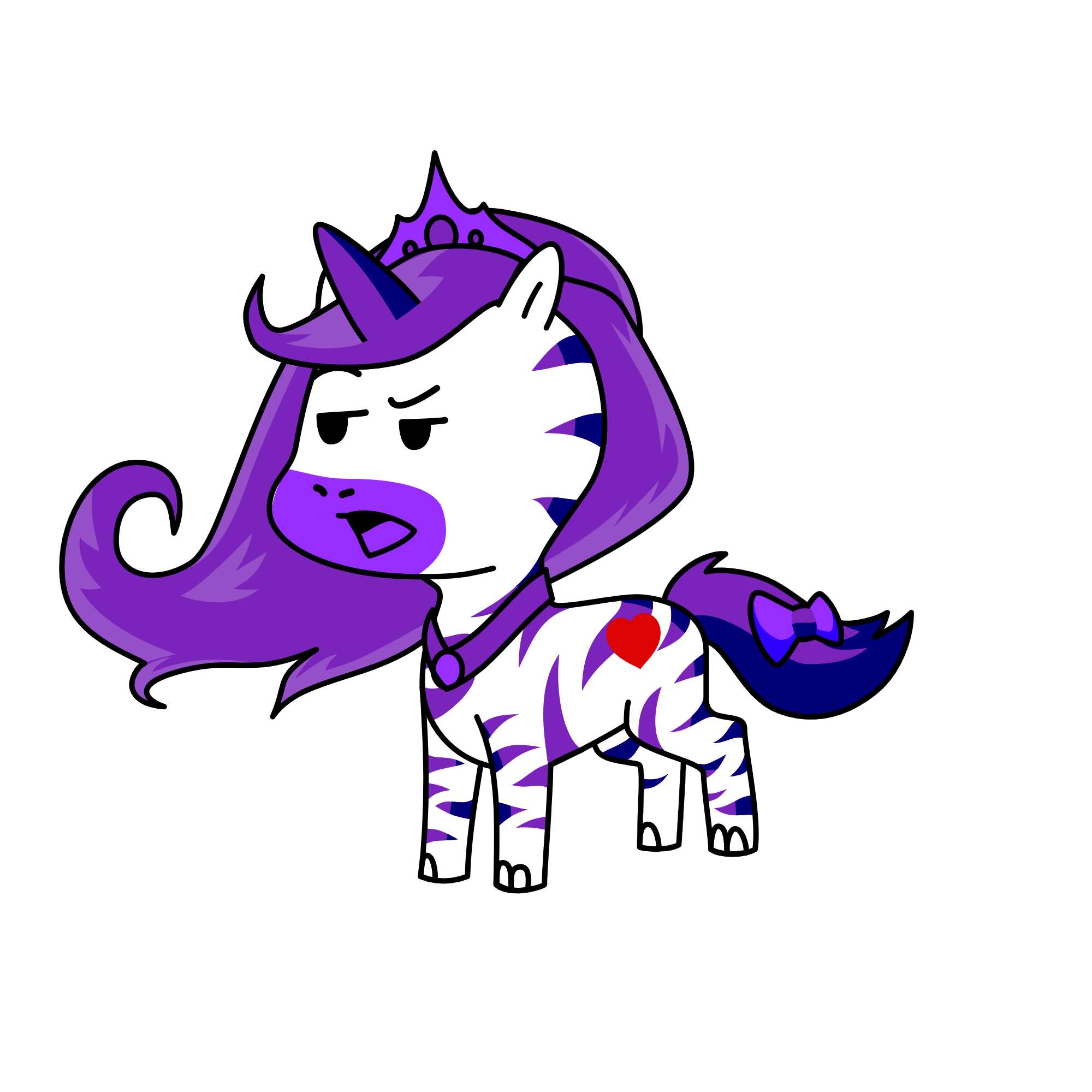 Princess love, the unicorn