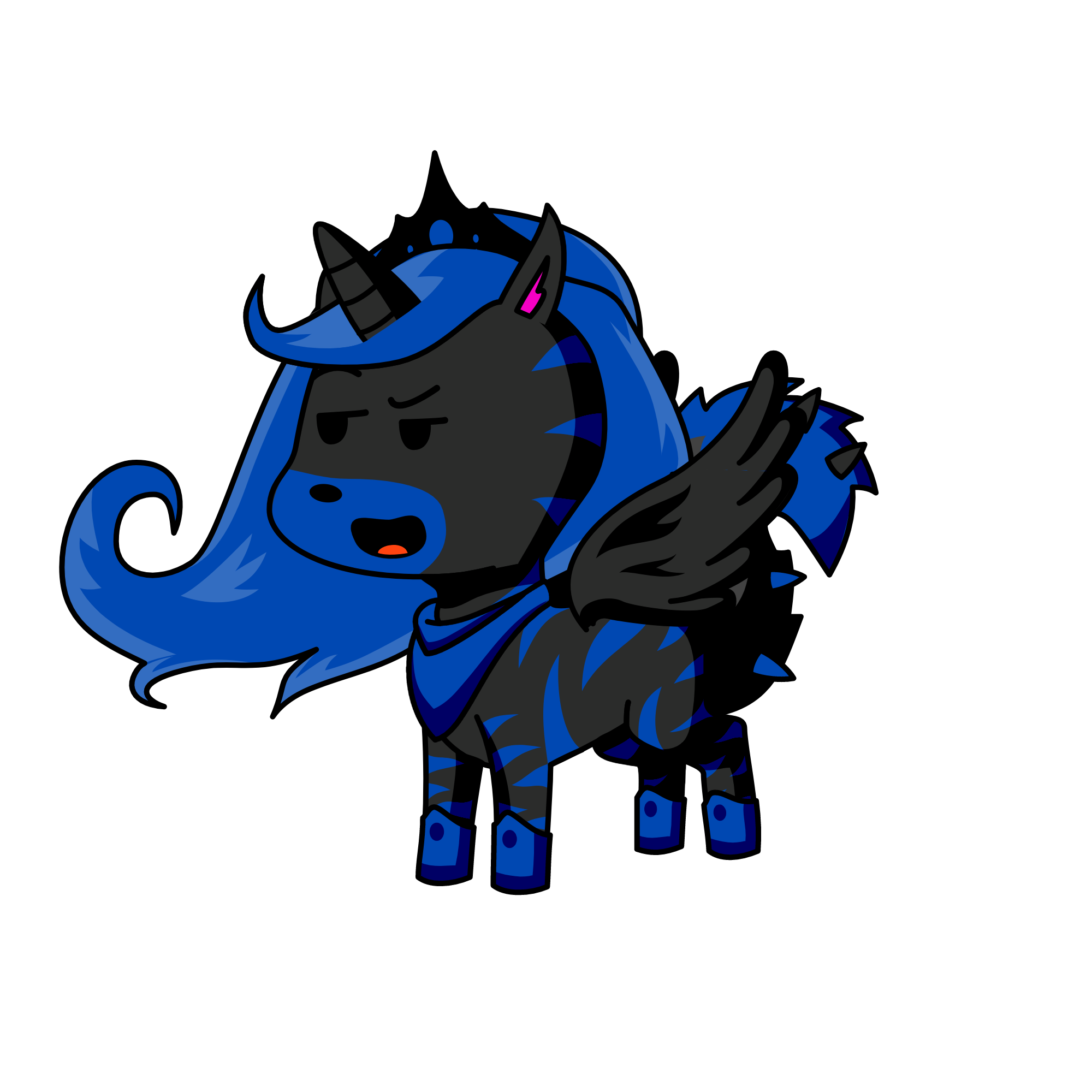 Mid Night, the unicorn