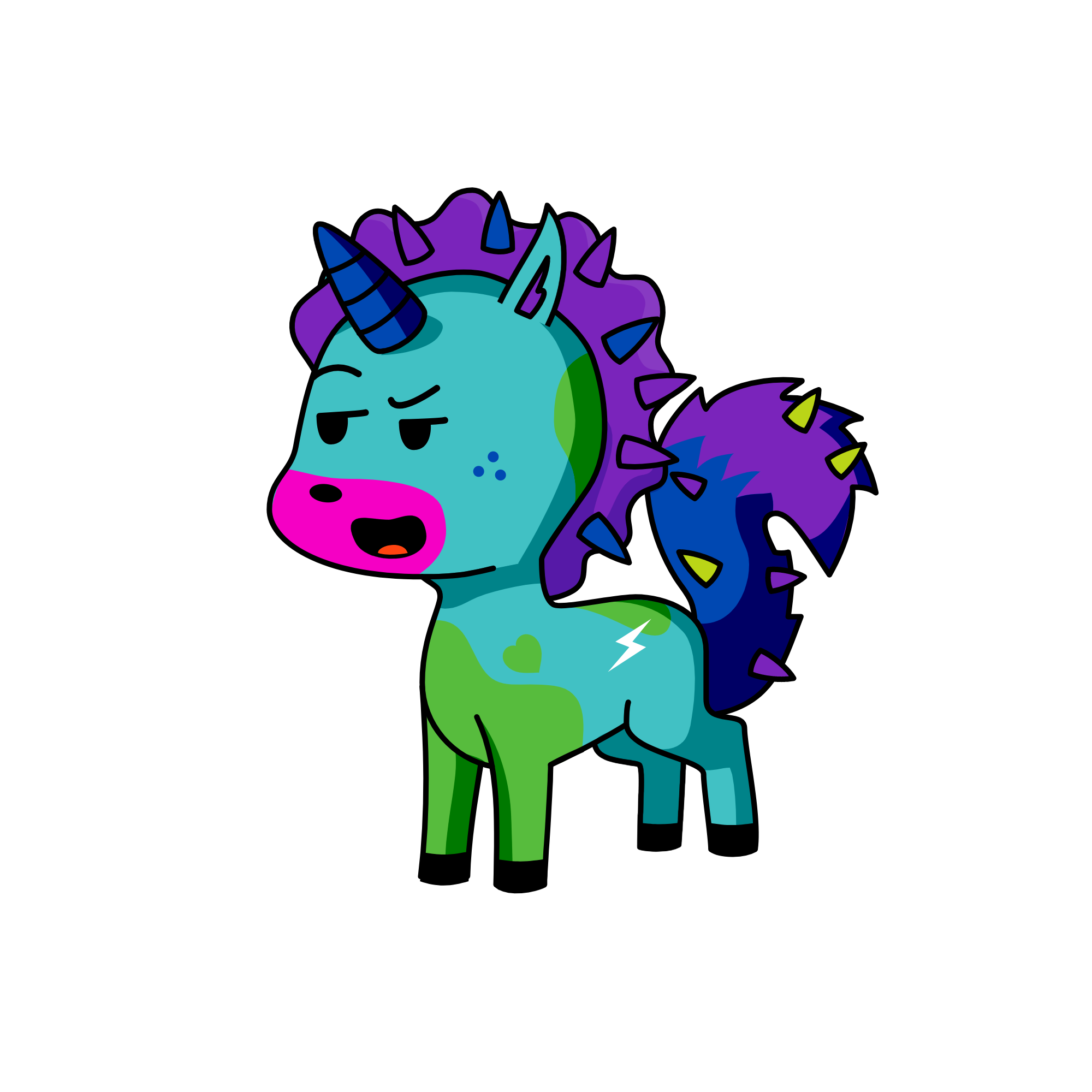 evil qween, the unicorn
