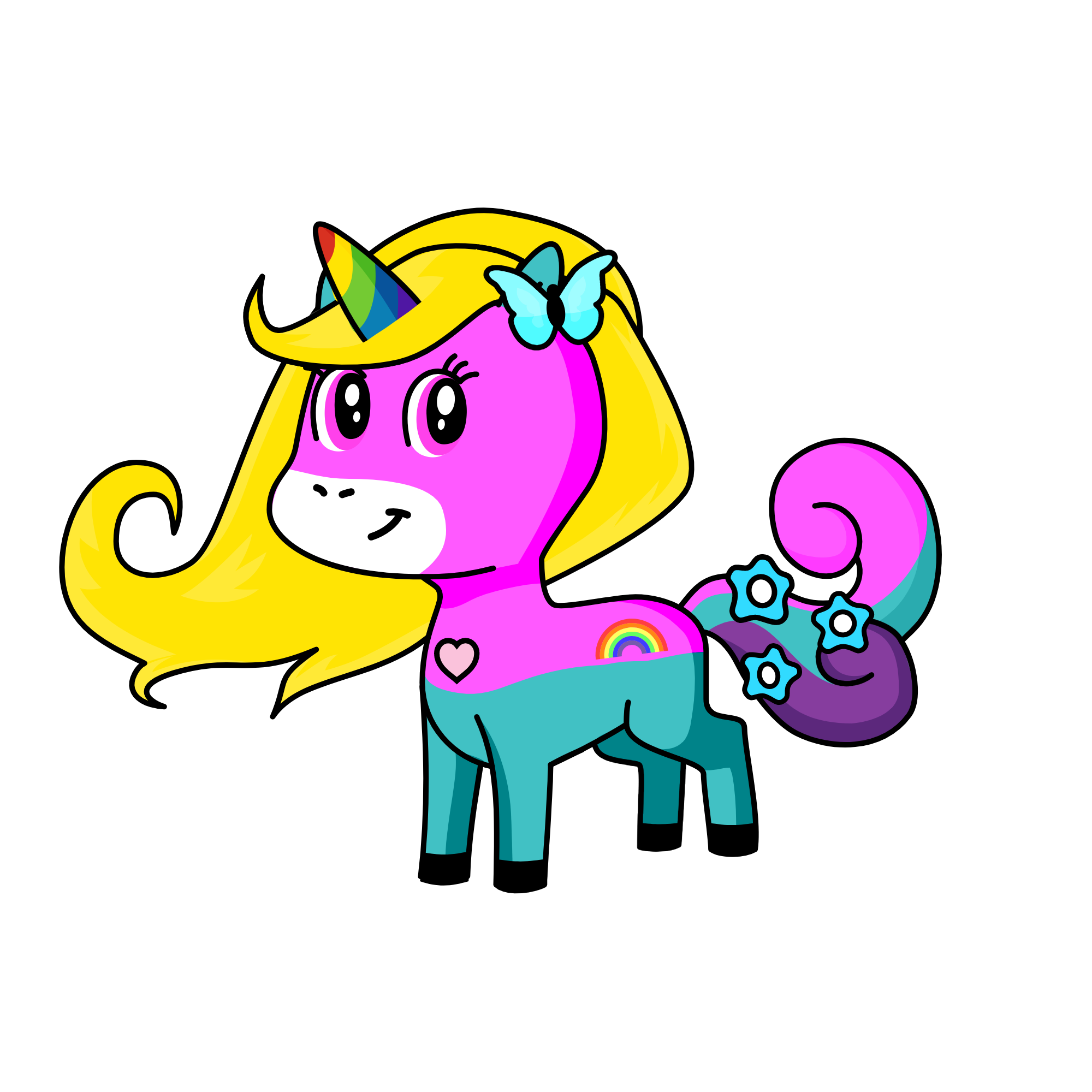 fulter shy, the unicorn