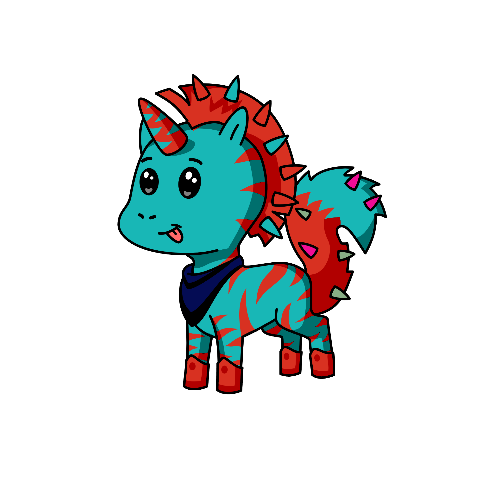 Spike, the unicorn
