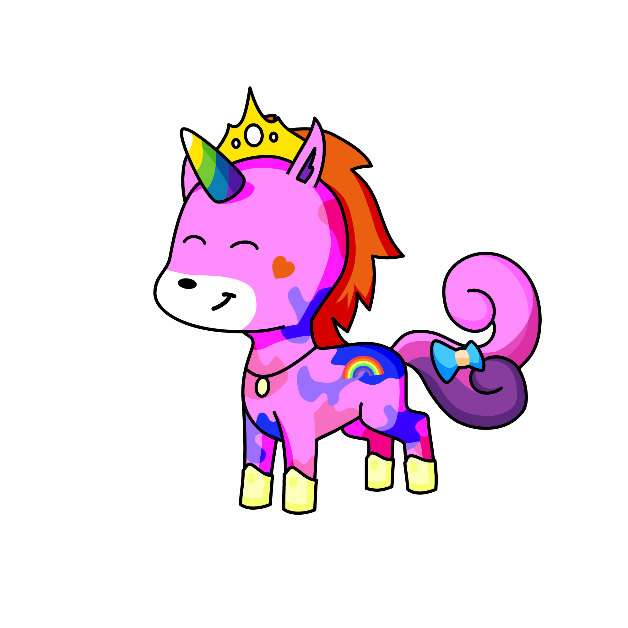 PRENSES SÜSLÜŞ, the unicorn