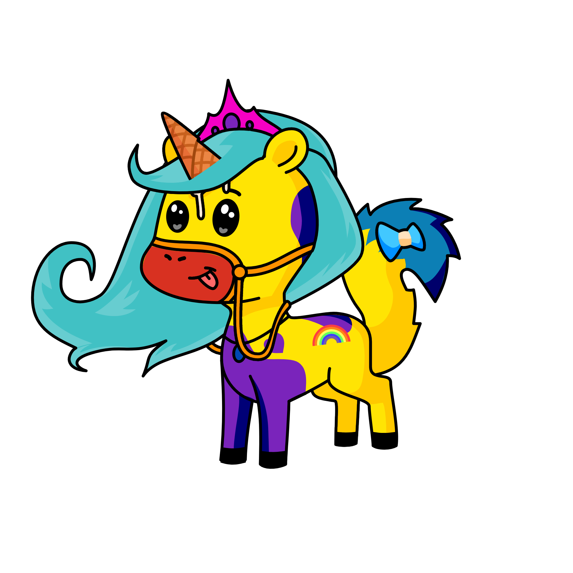 Ice creame, the unicorn