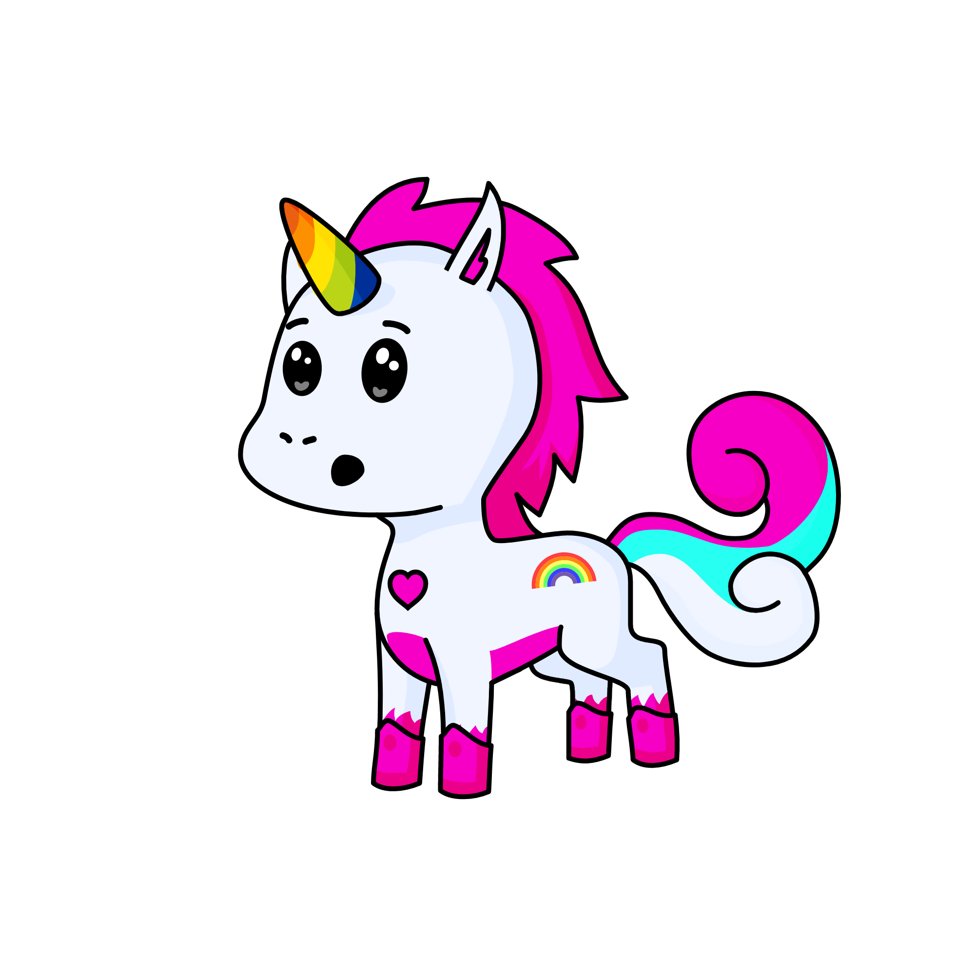 Honey, the unicorn