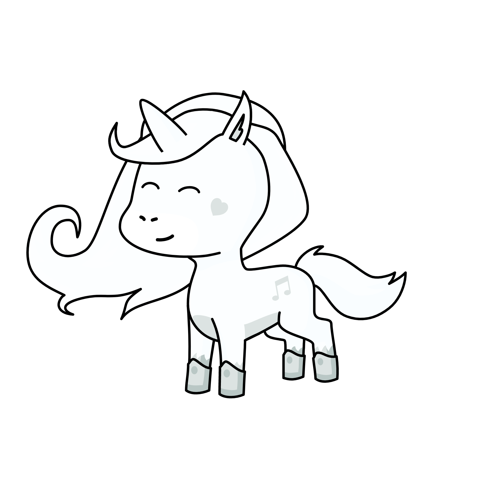 Princess cloudy, the unicorn