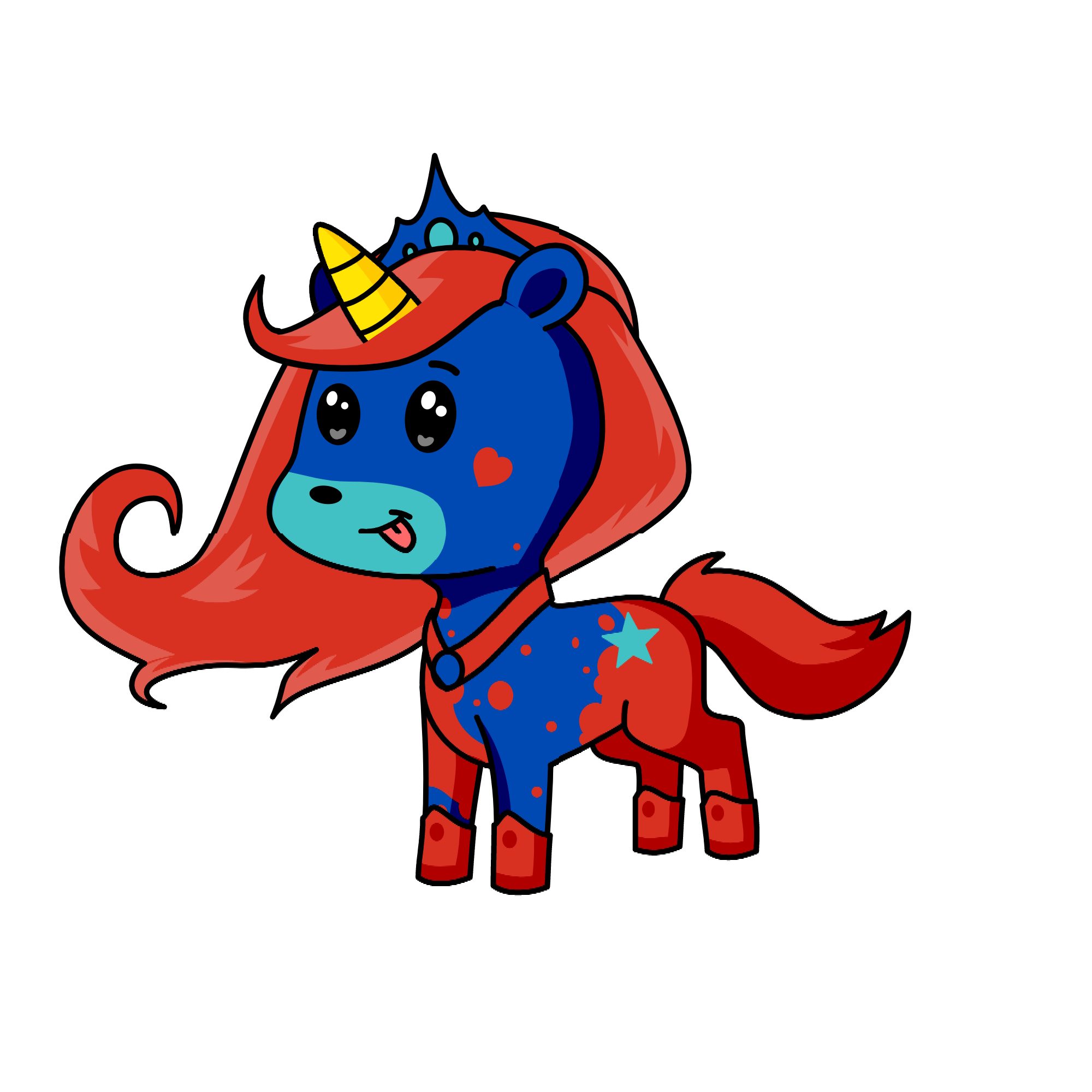 Harly Quinn, the unicorn