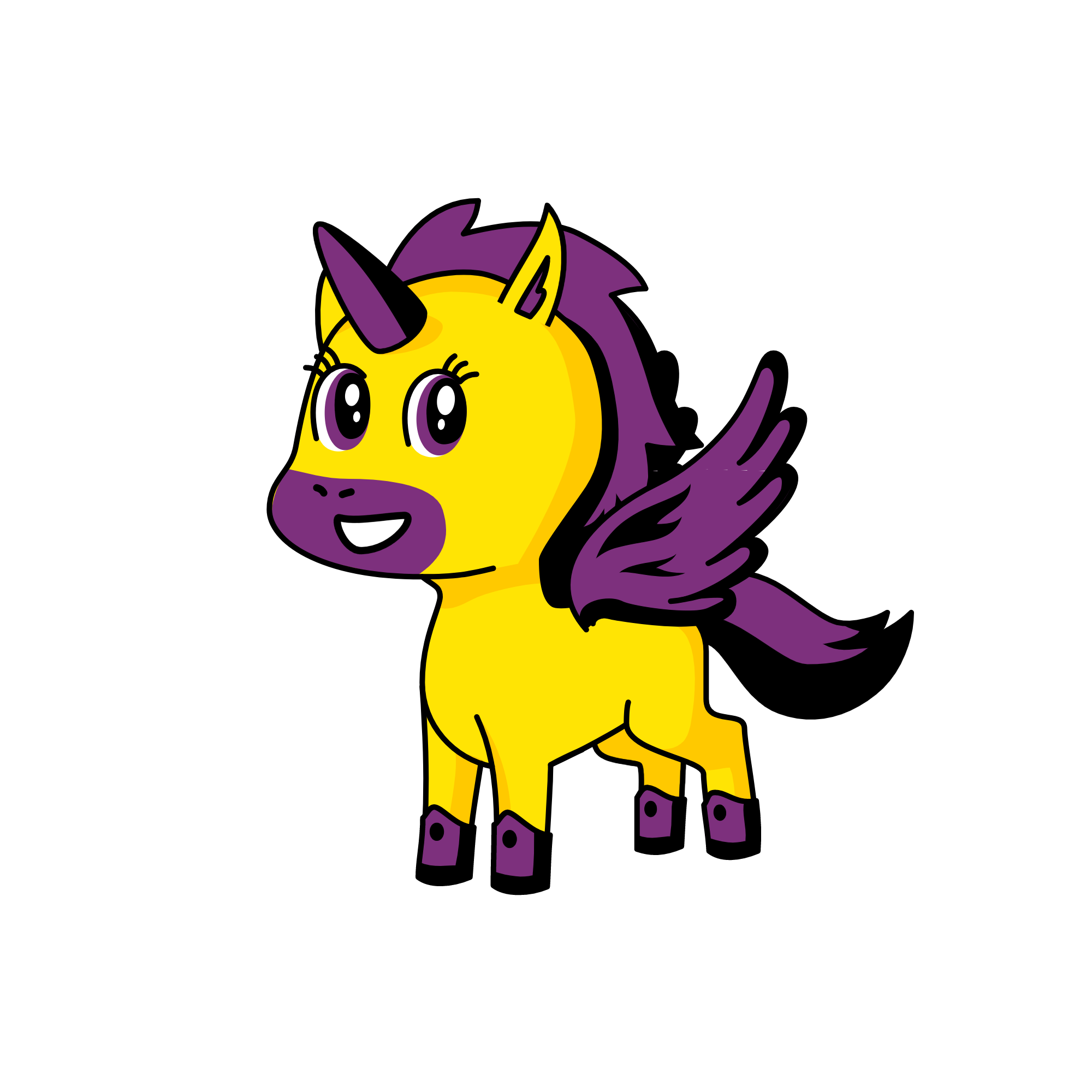 Goldie, the unicorn