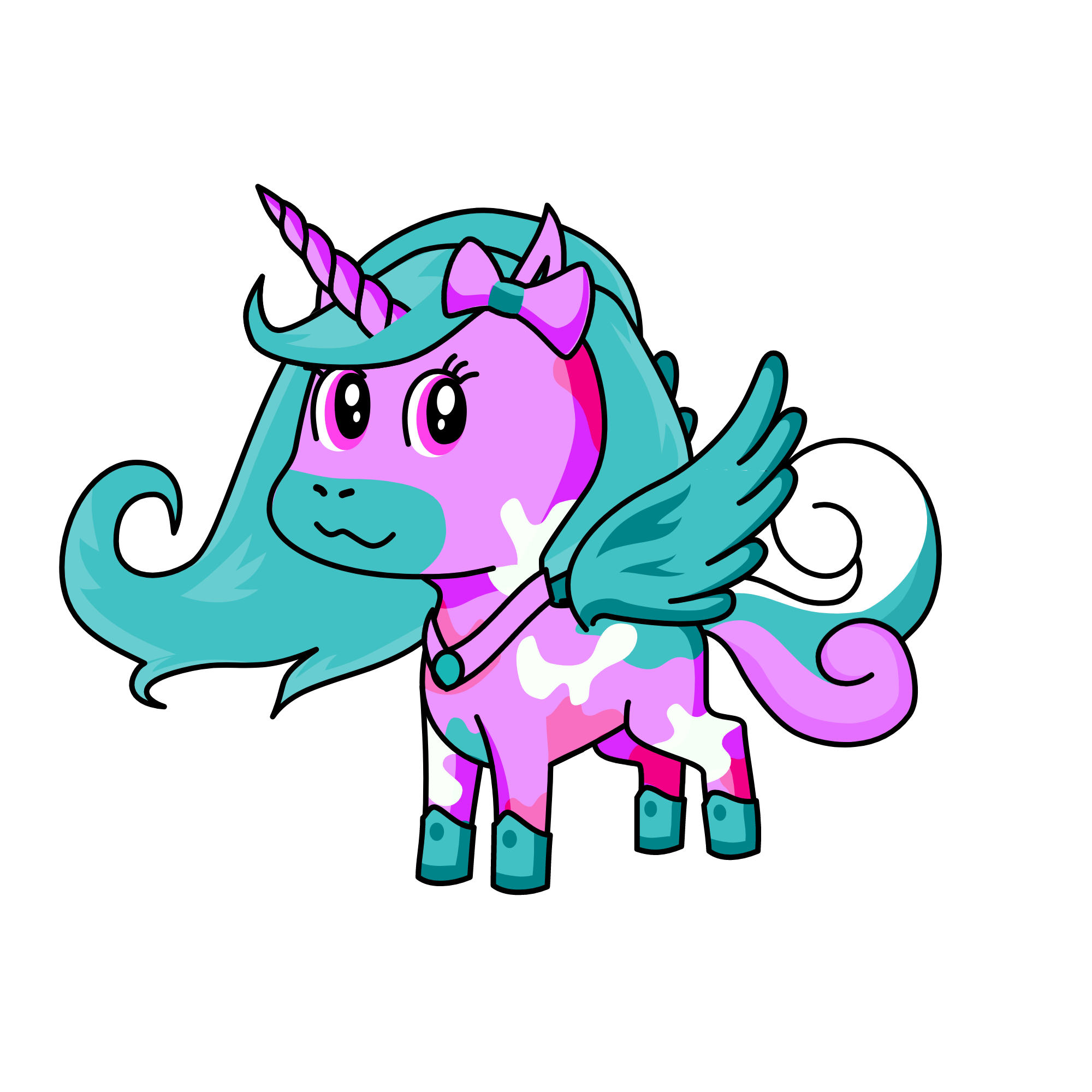 Cotton Candy Princess, the unicorn